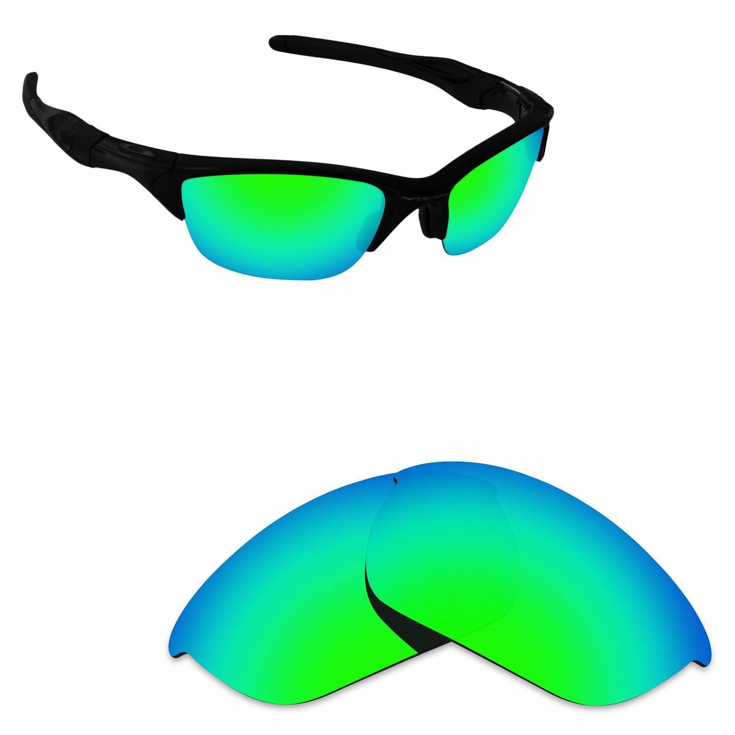Hawkry Polarized Replacement Lens for-Oakley Half Jacket 2.0 OO9144 - Multiple