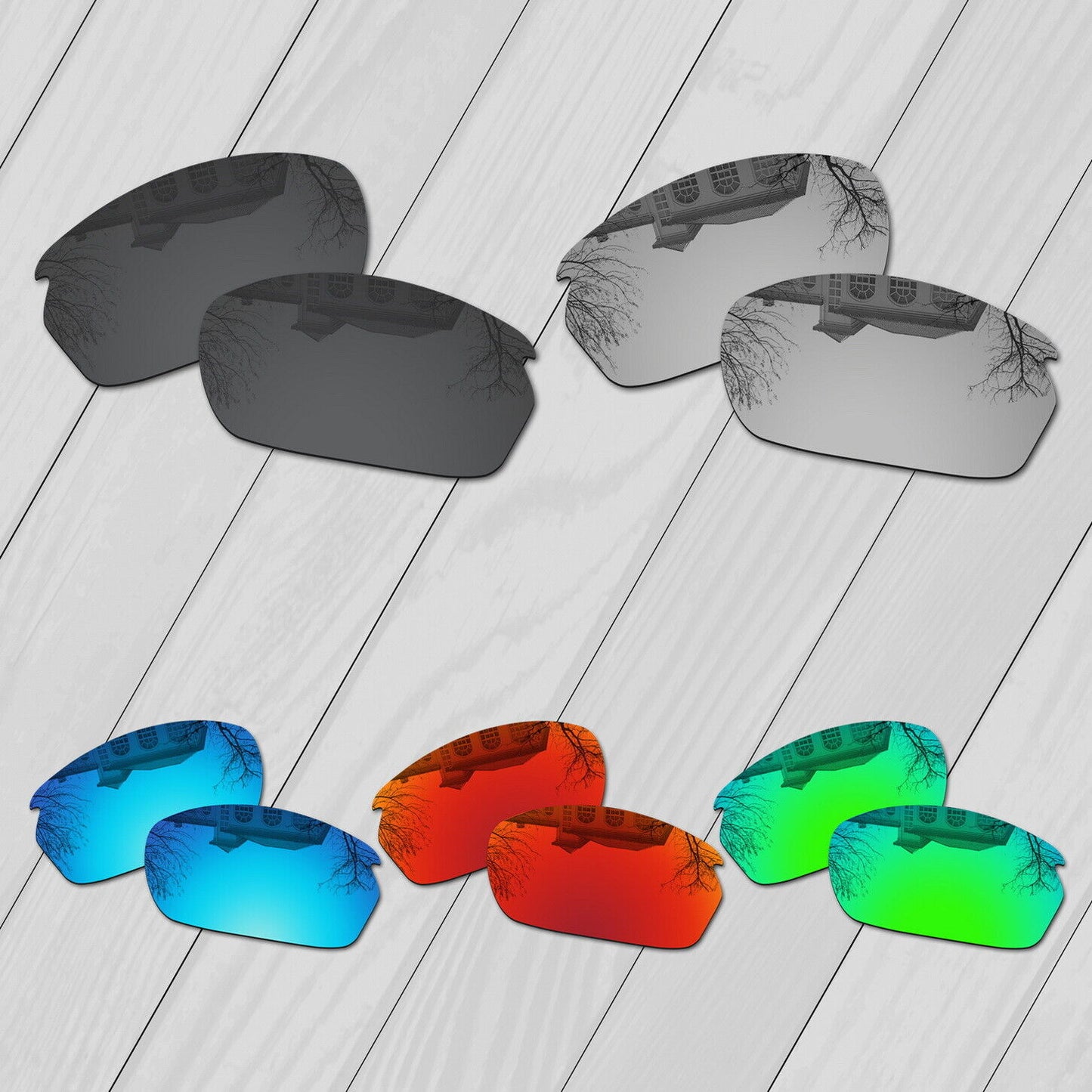 POLARIZED Replacement Lot Lenses For-Oakley Commit SQ OO9086 Anti-Scratch