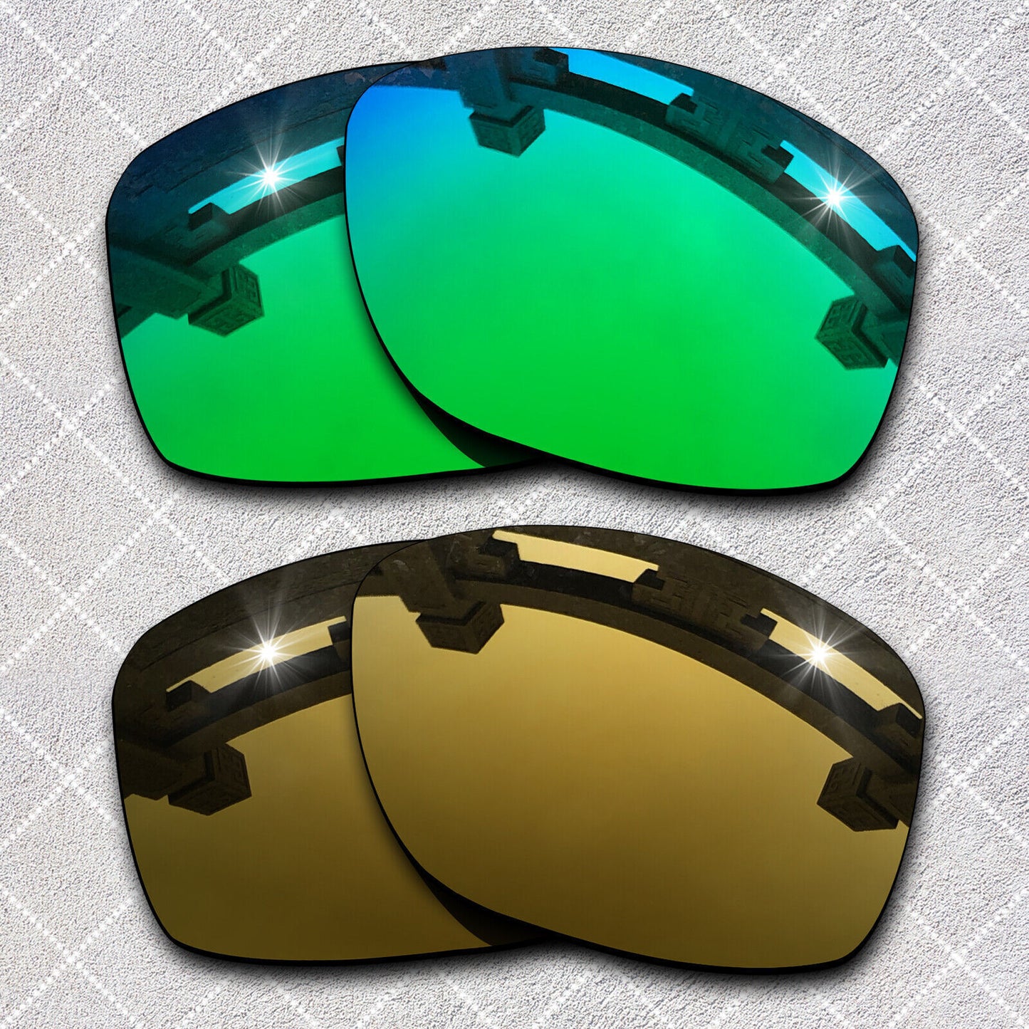 HeyRay Replacement Lenses for Pit Bull Asian Fit OO9161 Sunglasses Polarized-Opt