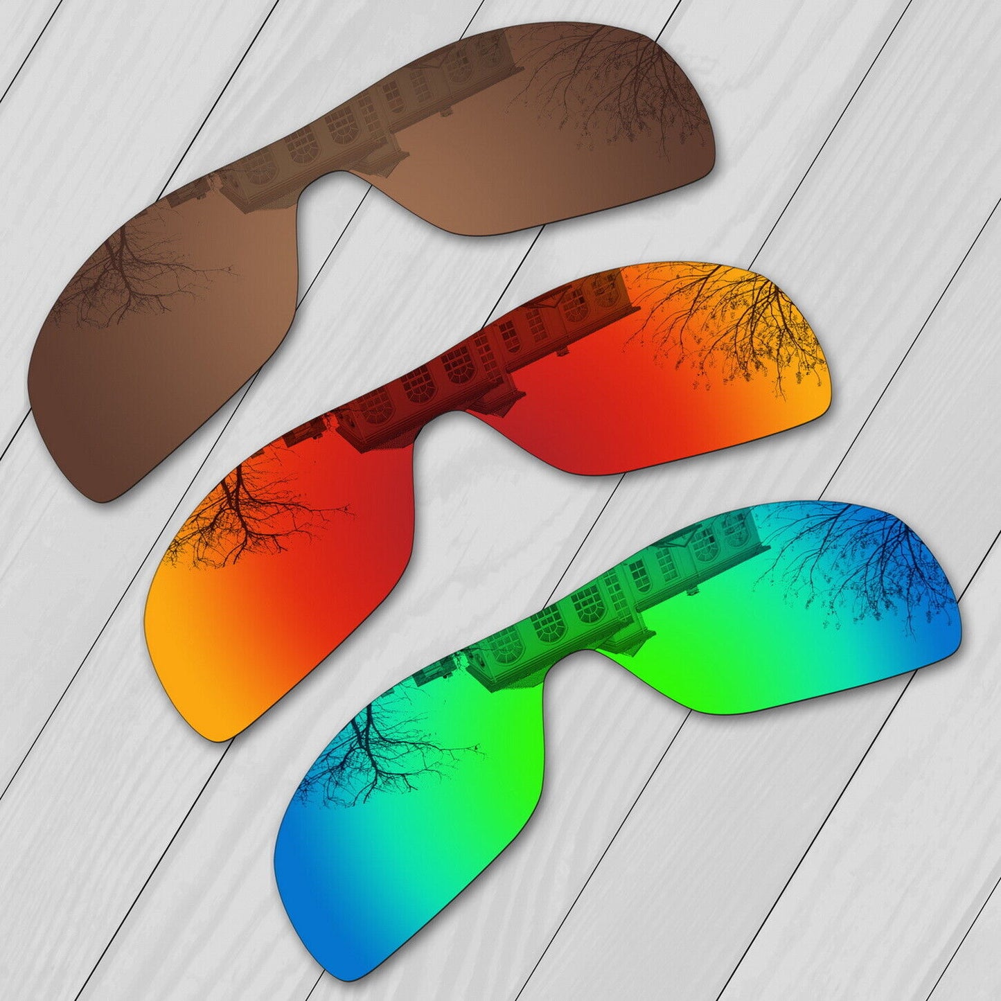 POLARIZED Replacement Lenses For-Oakley Dart Sunglasses Anti-Scratch
