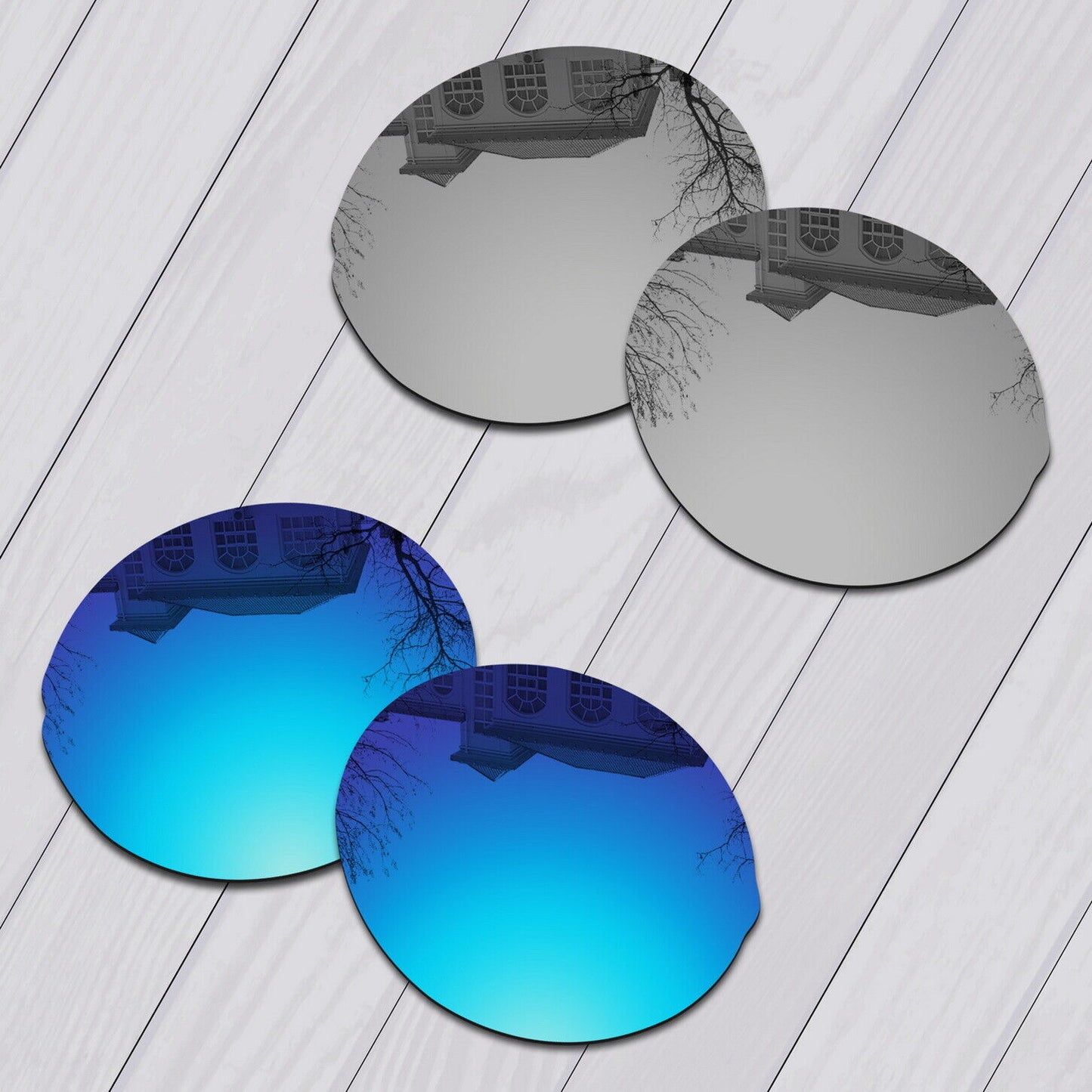 POLARIZED Replacement Lenses & Nose pad For-Oakley Madman OO6019 Anti-Scratch