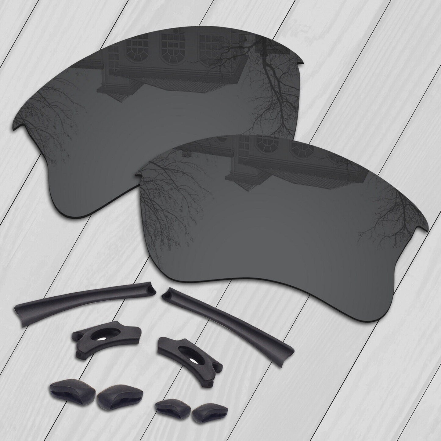 POLARIZED Replacement Lenses For-Oakley Flak Jacket XLJ & Kits Anti-Scratch Opt