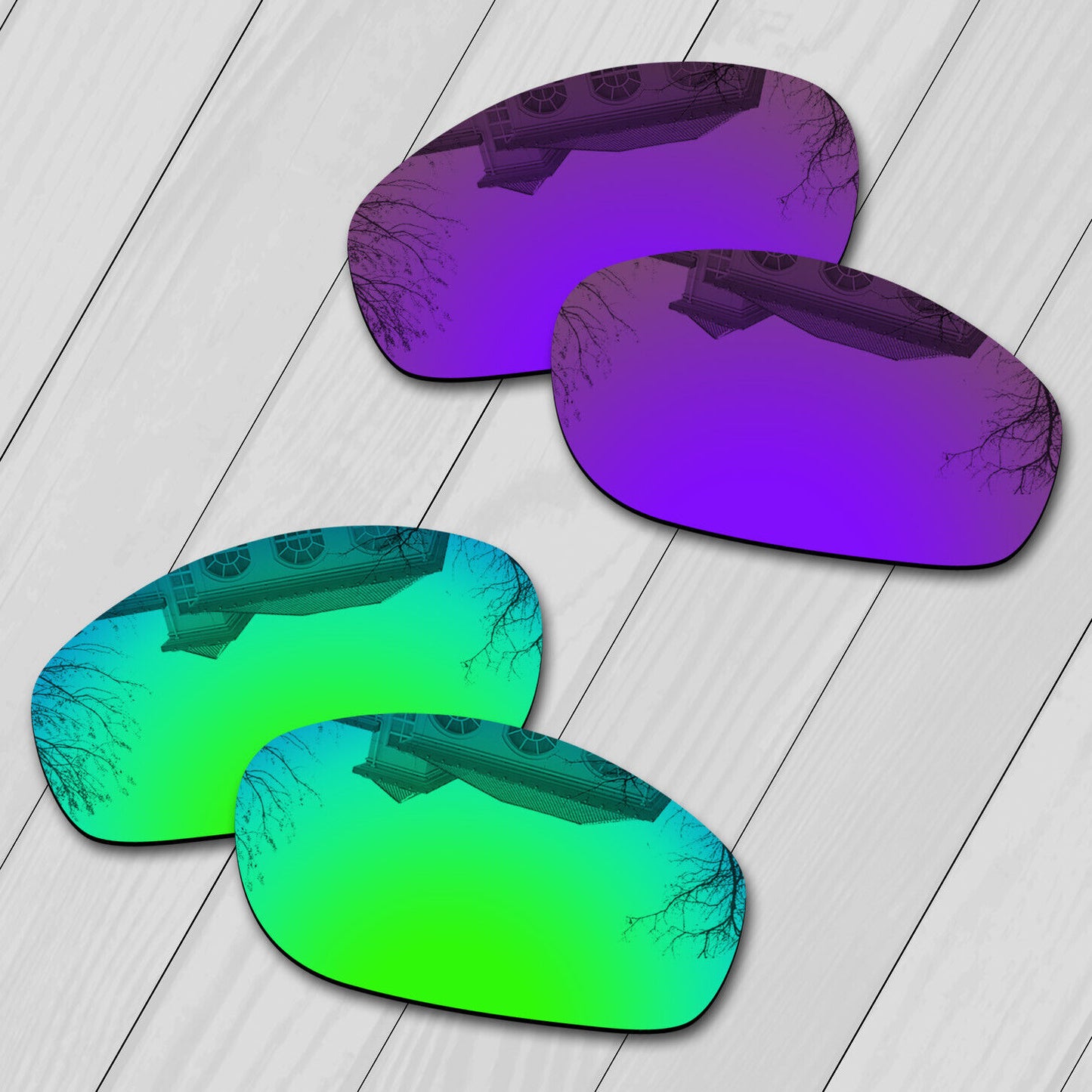 POLARIZED Replacement Lenses For-Oakley Monster Dog Sunglasses Anti-Scratch