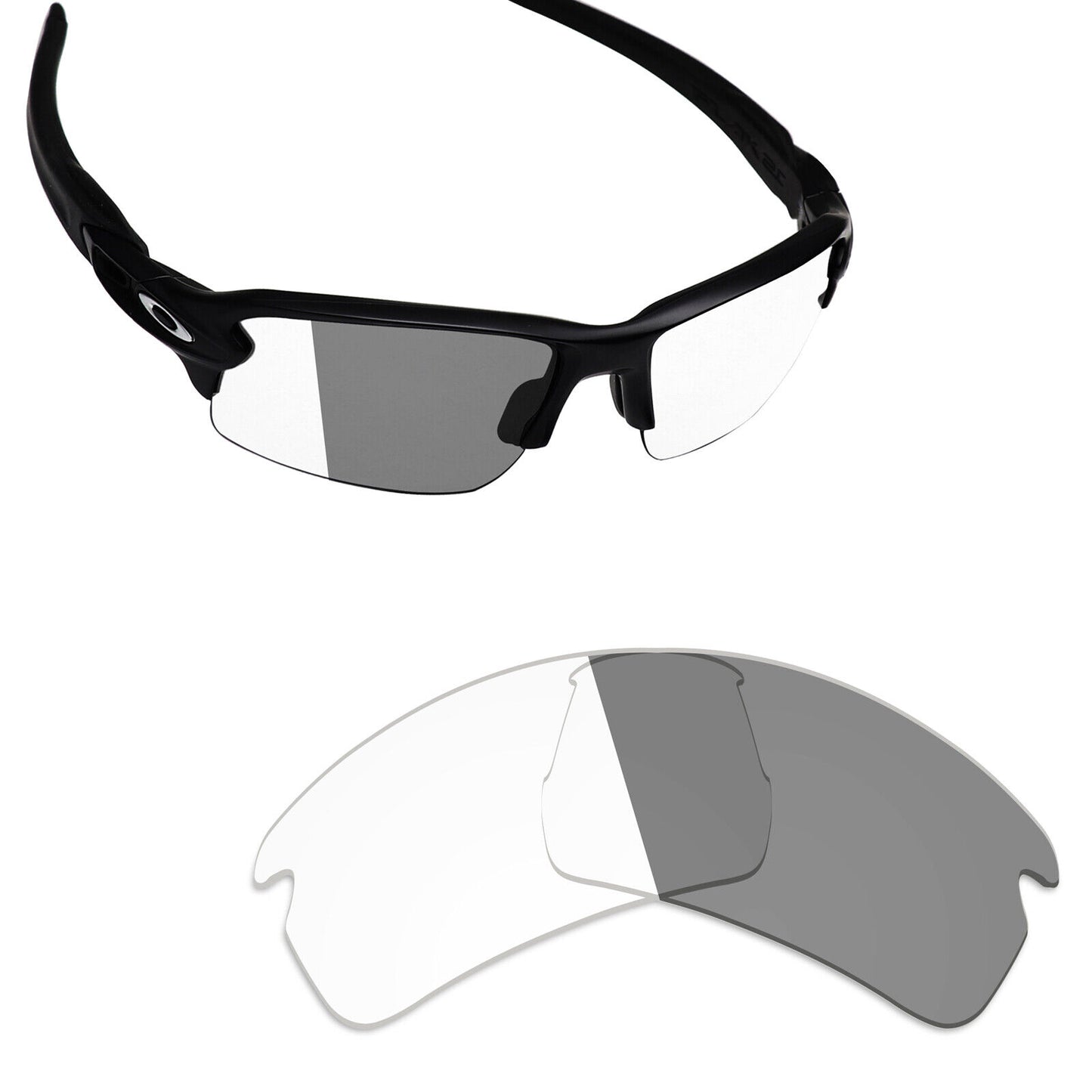 Hawkry Polarized Replacement Lens for-Oakley Flak 2.0 Asian Fit (AF)OO9271 Multi