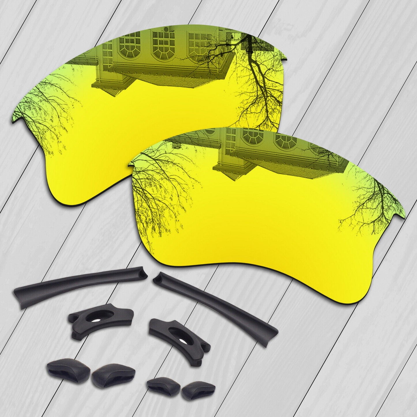 POLARIZED Replacement Lenses For-Oakley Flak Jacket XLJ & Kits Anti-Scratch Opt