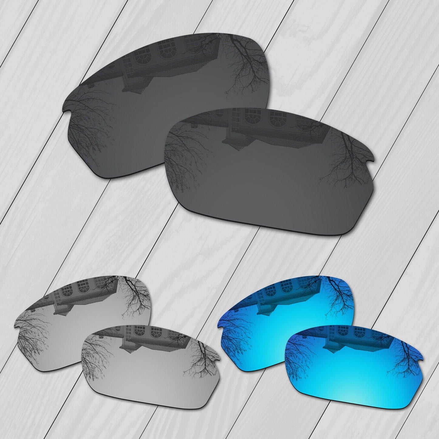 POLARIZED Replacement Lot Lenses For-Oakley Commit SQ OO9086 Anti-Scratch