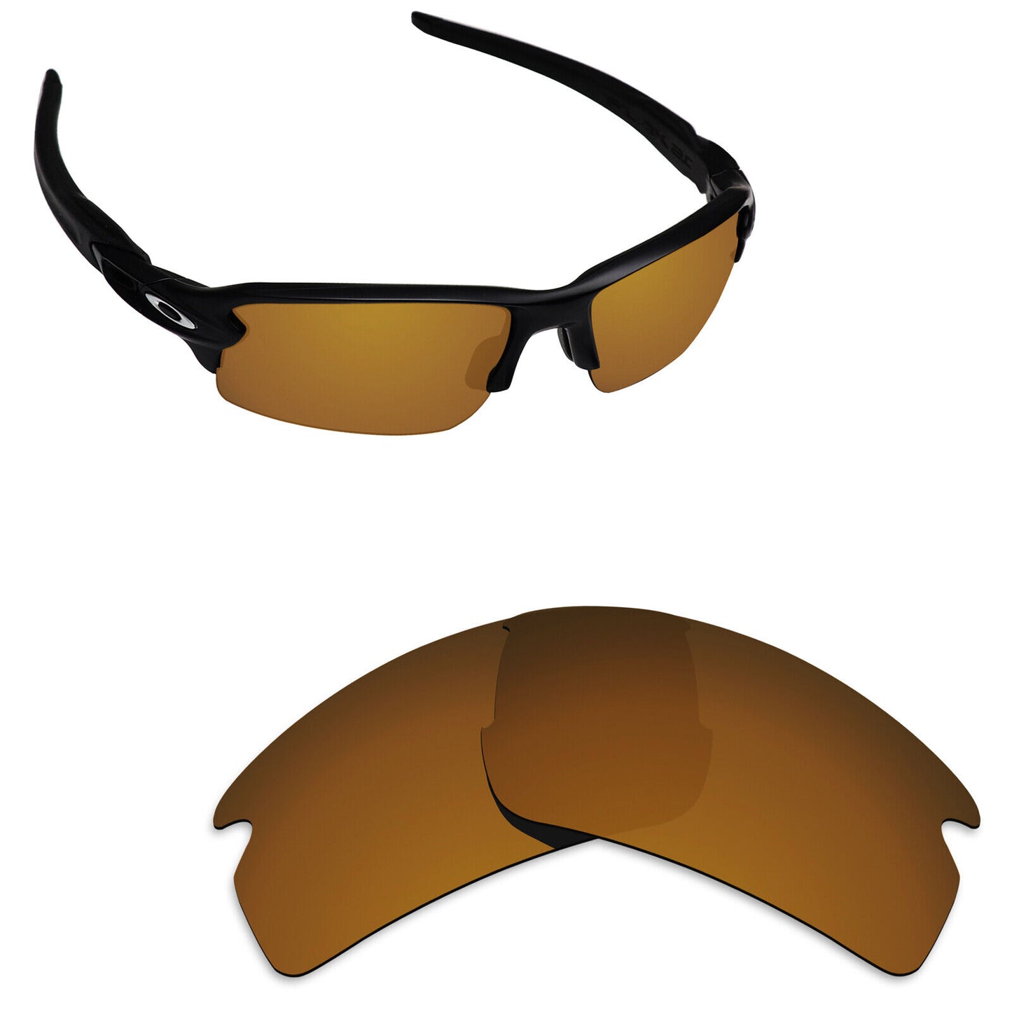 Hawkry Polarized Replacement Lens for-Oakley Flak 2.0 OO9295 Sunglass - Multiple