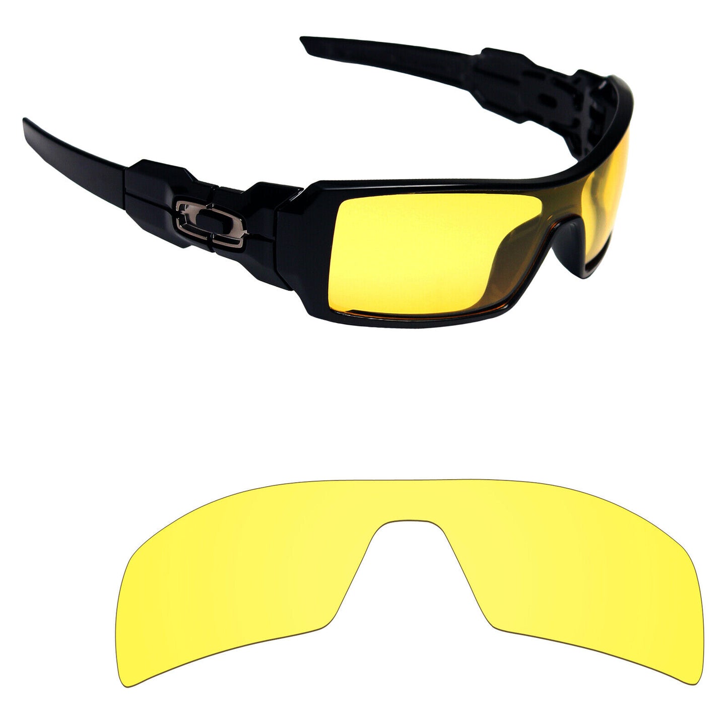 Hawkry Polarized Replacement Lenses for-Oakley Oil Rig Sunglass - Options