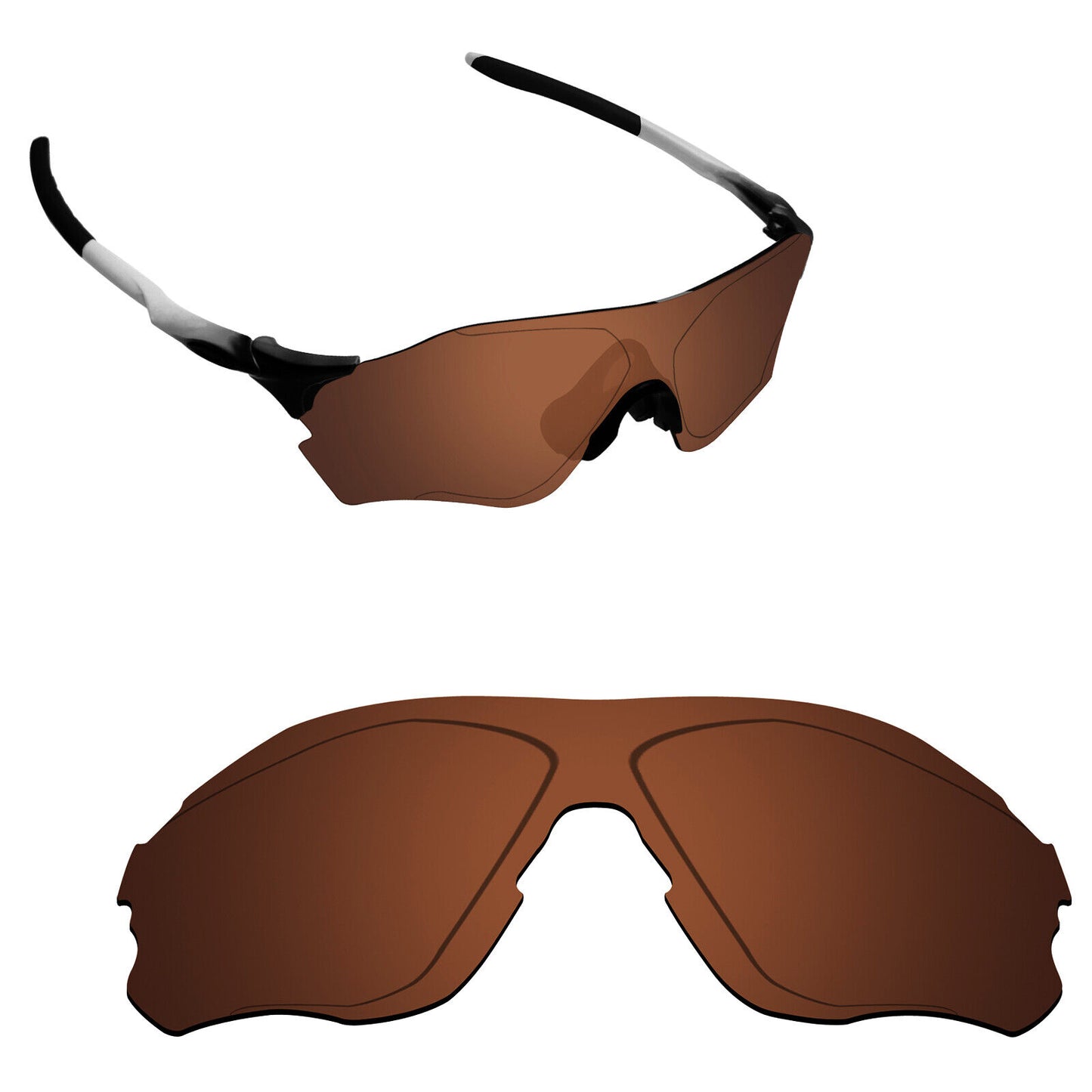 Hawkry Polarized Replacement Lenses for-Oakley EVZero Path OO9313- Options