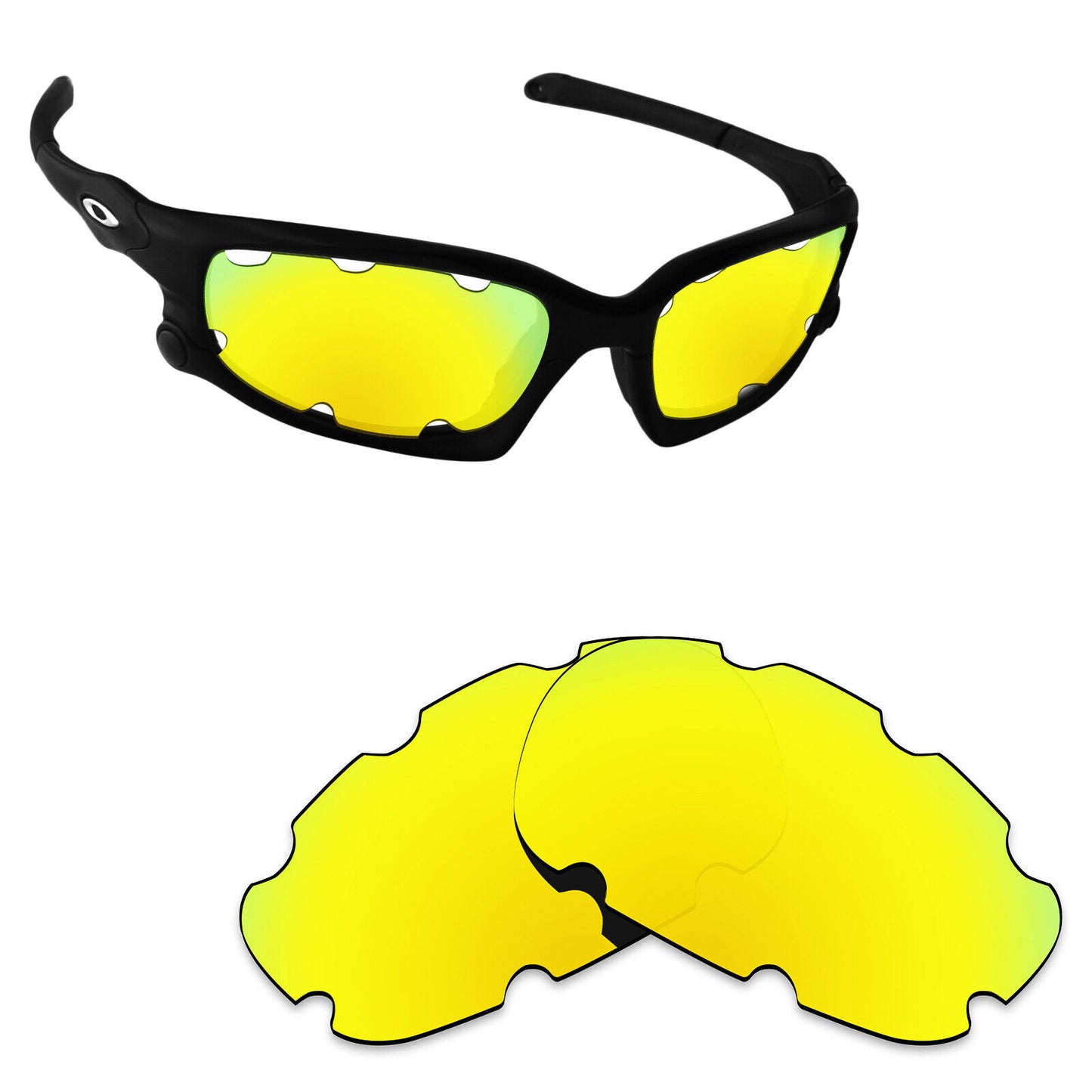 Hawkry Polarized Replacement Lens for-Oakley Split Jacket Vented OO9099 Multiple