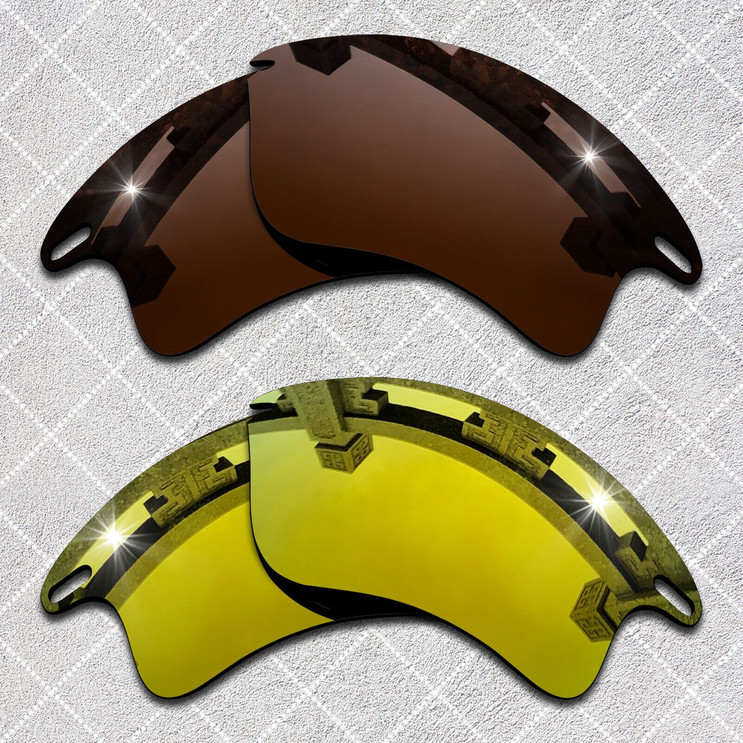 HeyRay Replacement Lenses for Fast Jacket XL OO9156 Sunglasses Polarized -Opt