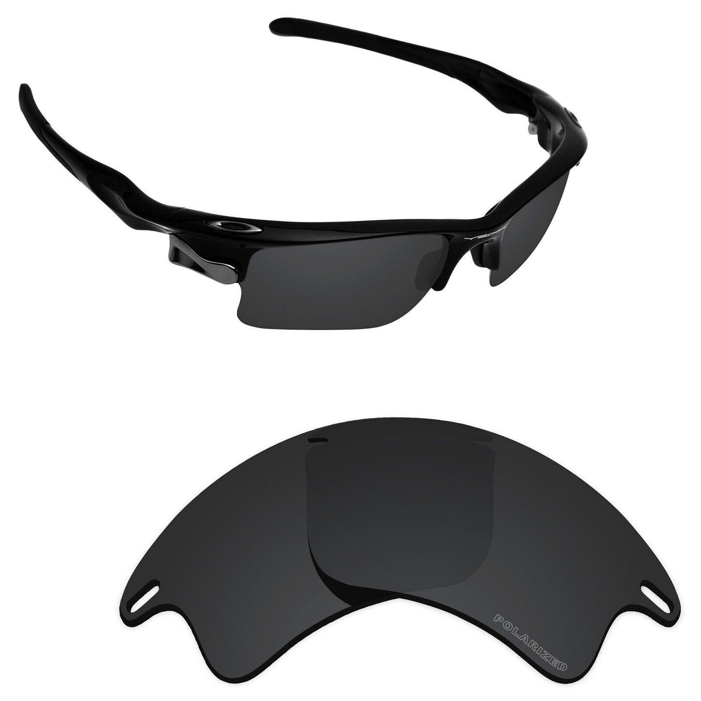 Hawkry Polarized Replacement Lens for-Oakley Fast Jacket XL OO9156 - Options
