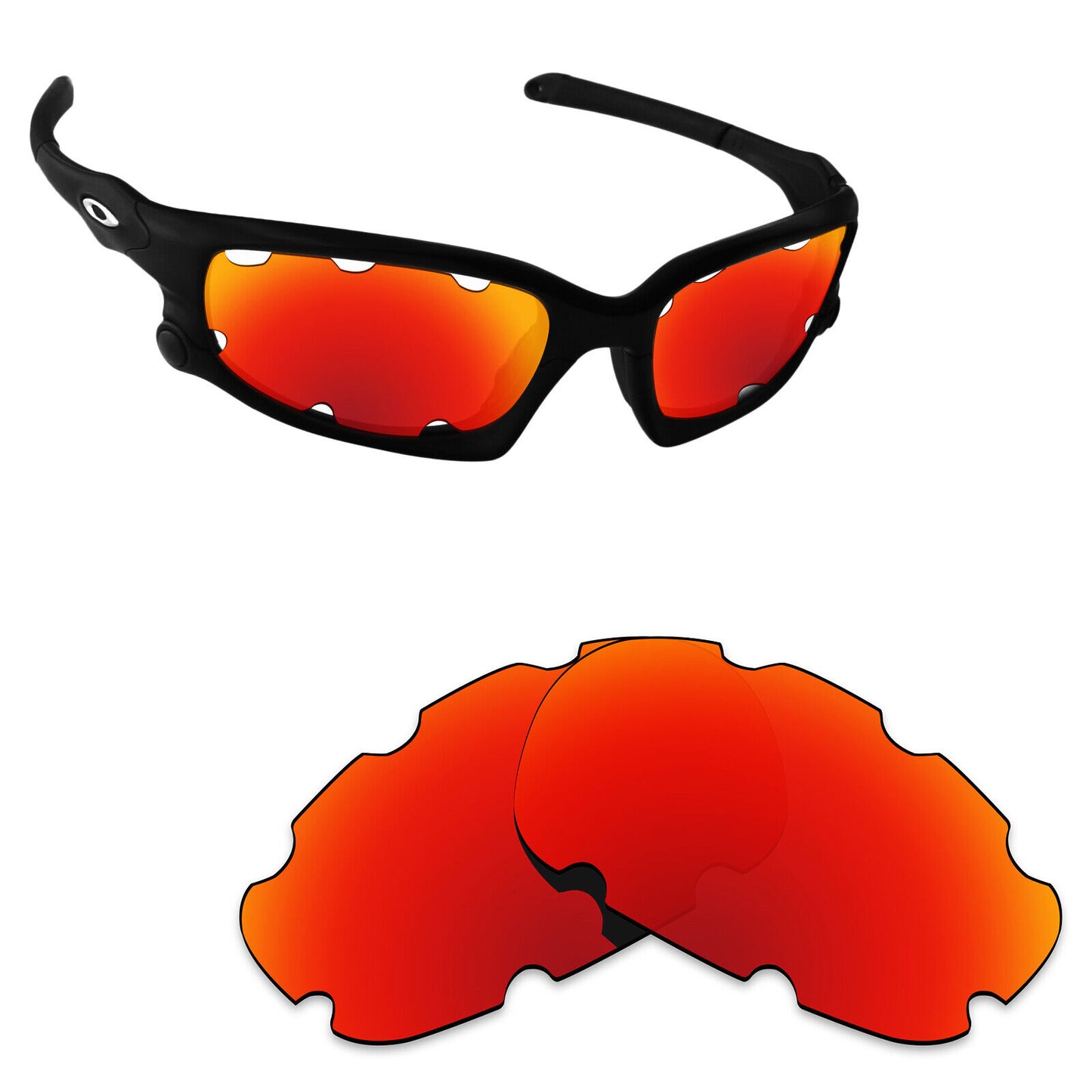 Hawkry Polarized Replacement Lens for-Oakley Split Jacket Vented OO9099 Multiple