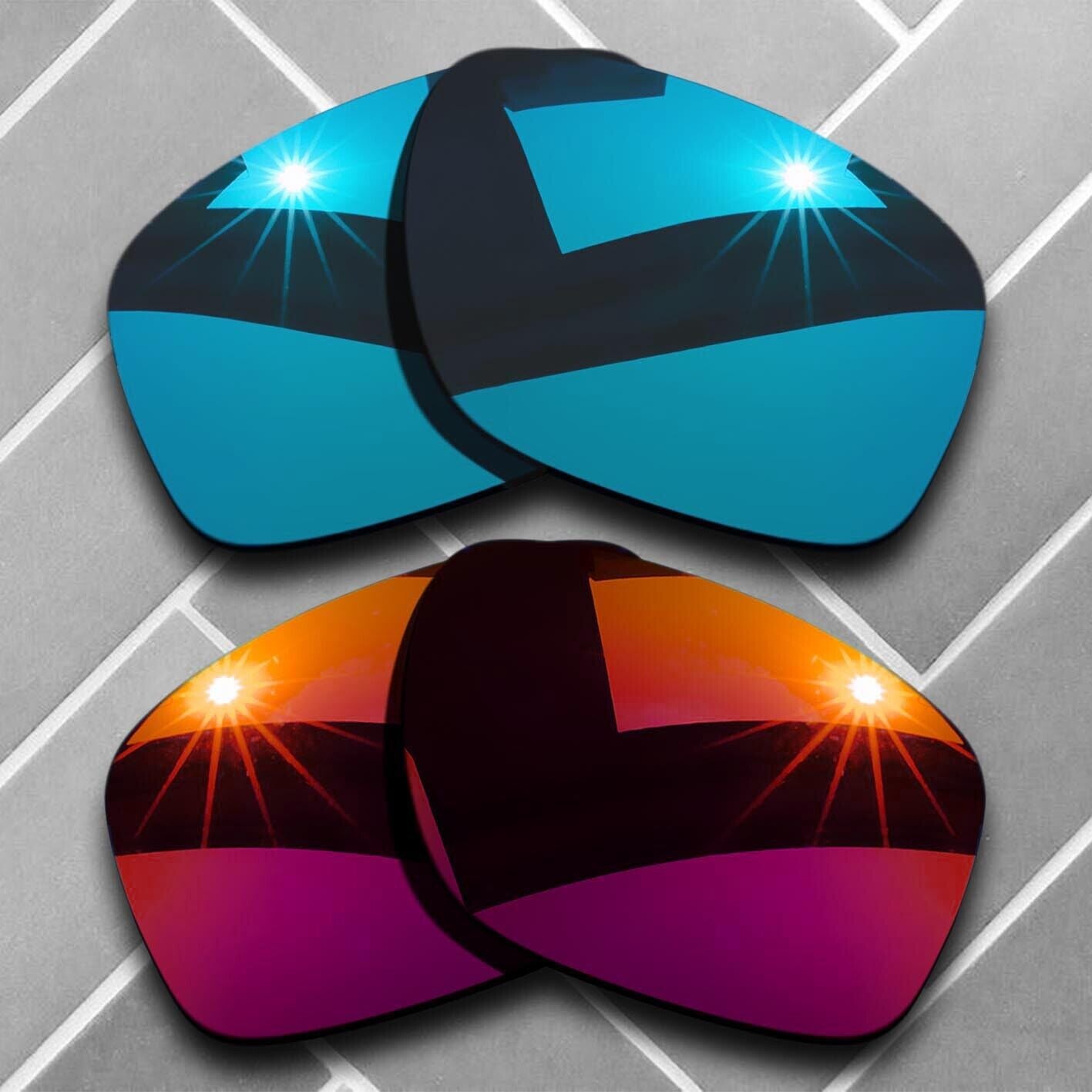 Polarized Anti-Scratch Replacement Lenses for-Oakley Sliver OO9262 Choices US