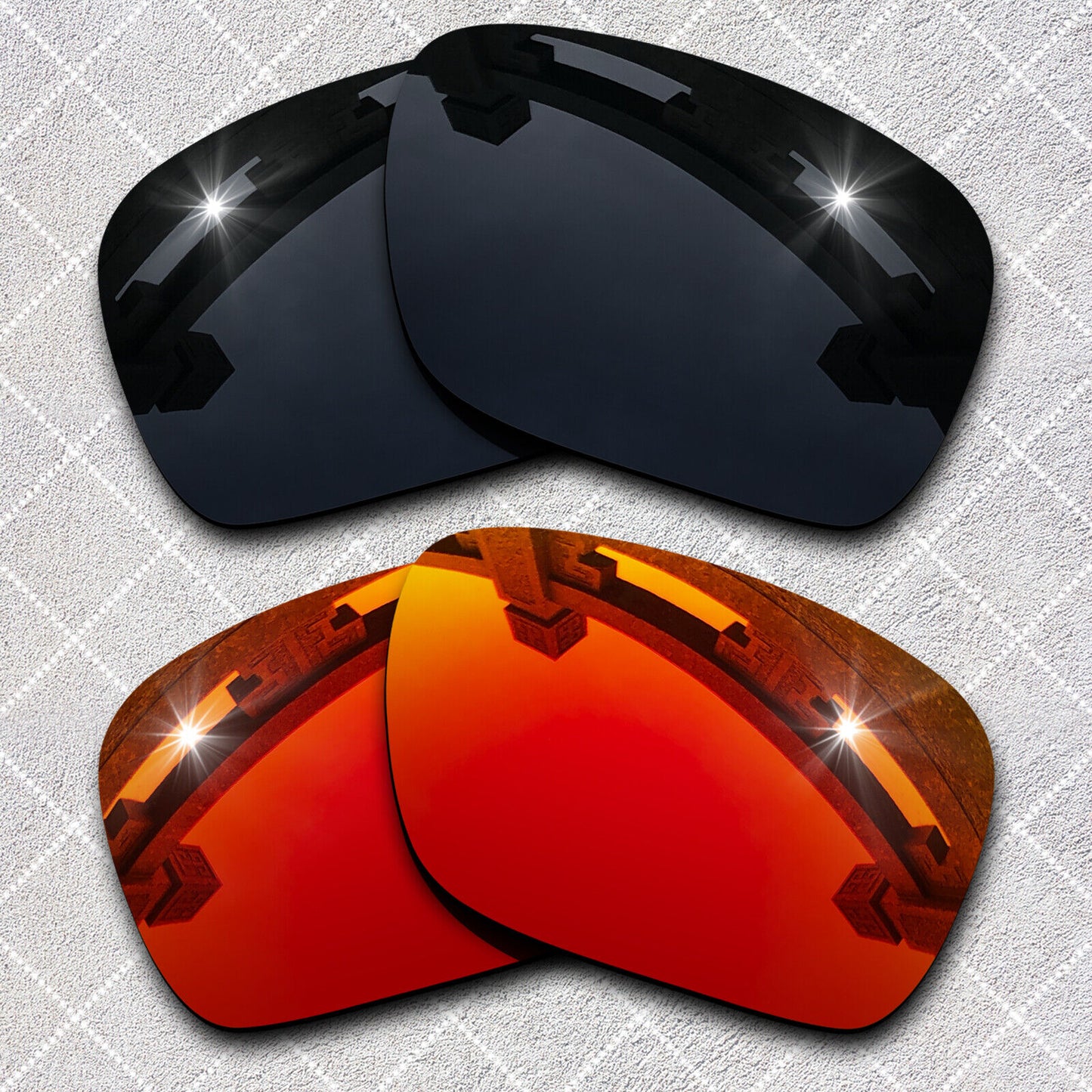 HeyRay Replacement Lenses for Sliver XL OO9341 Sunglasses Polarized -Opt
