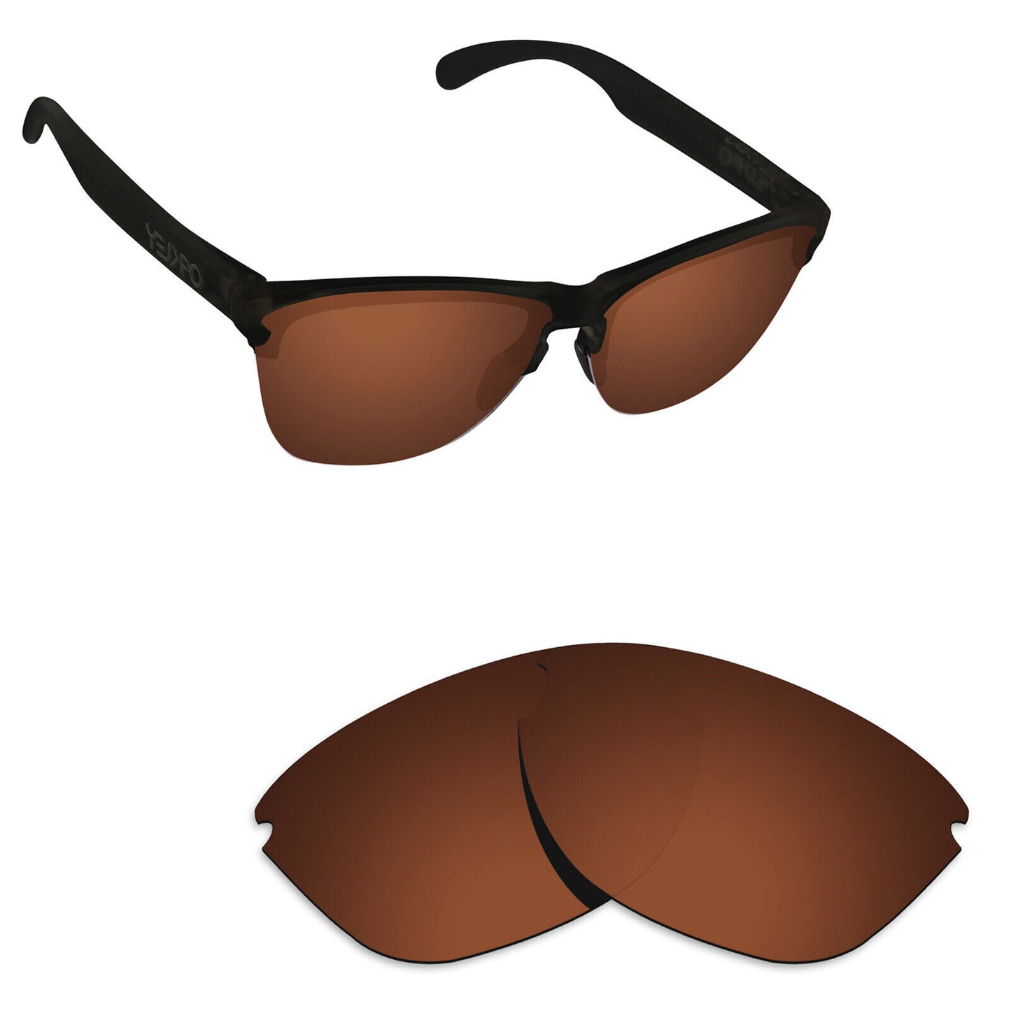 Hawkry Polarized Replacement Lens for-Oakley Frogskins Lite OO9374 - Multiple