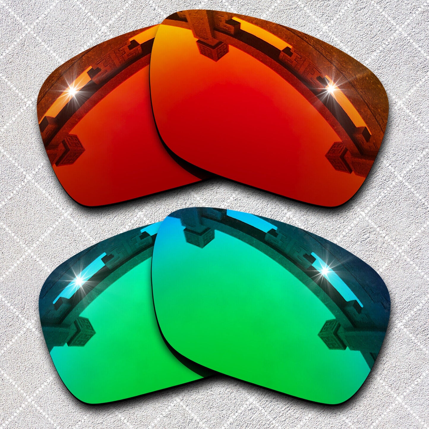 HeyRay Replacement Lenses for Sliver XL OO9341 Sunglasses Polarized -Opt