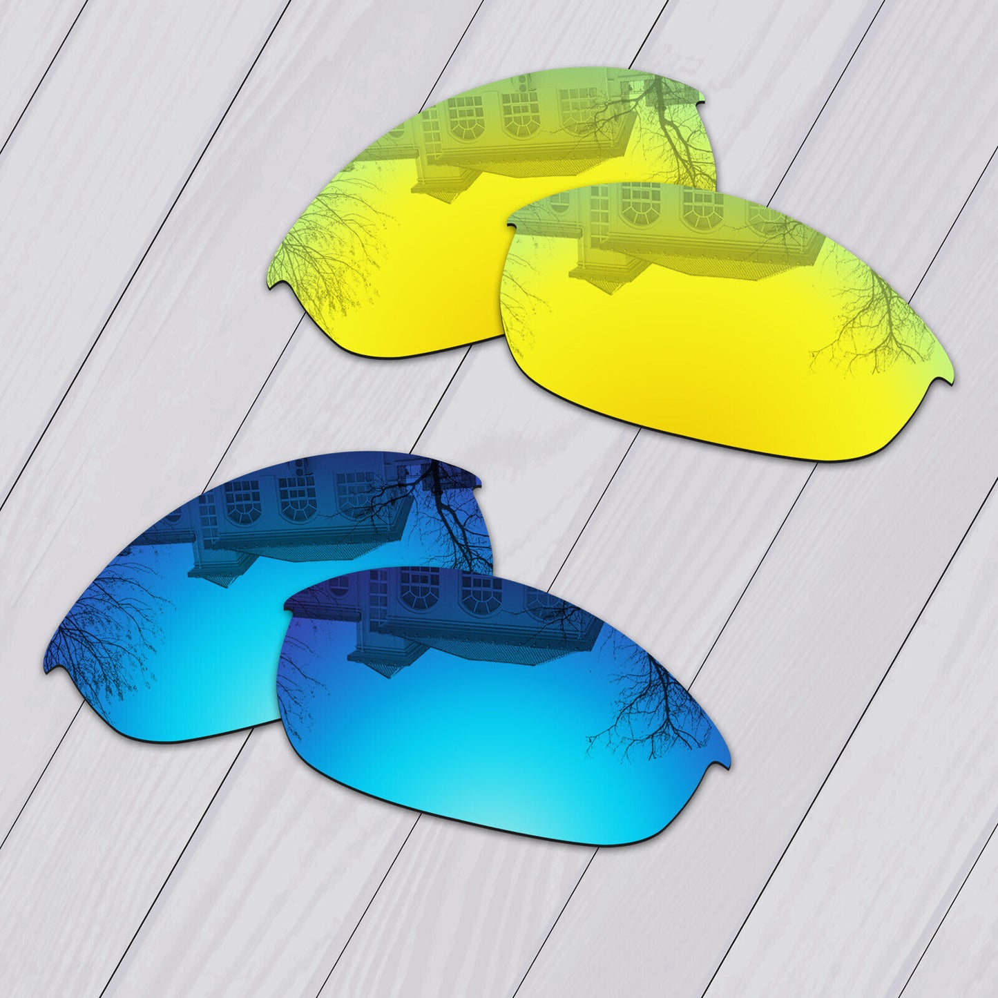 POLARIZED Replacement Lenses For-Oakley Half Jacket Sunglasses Anti-Scratch