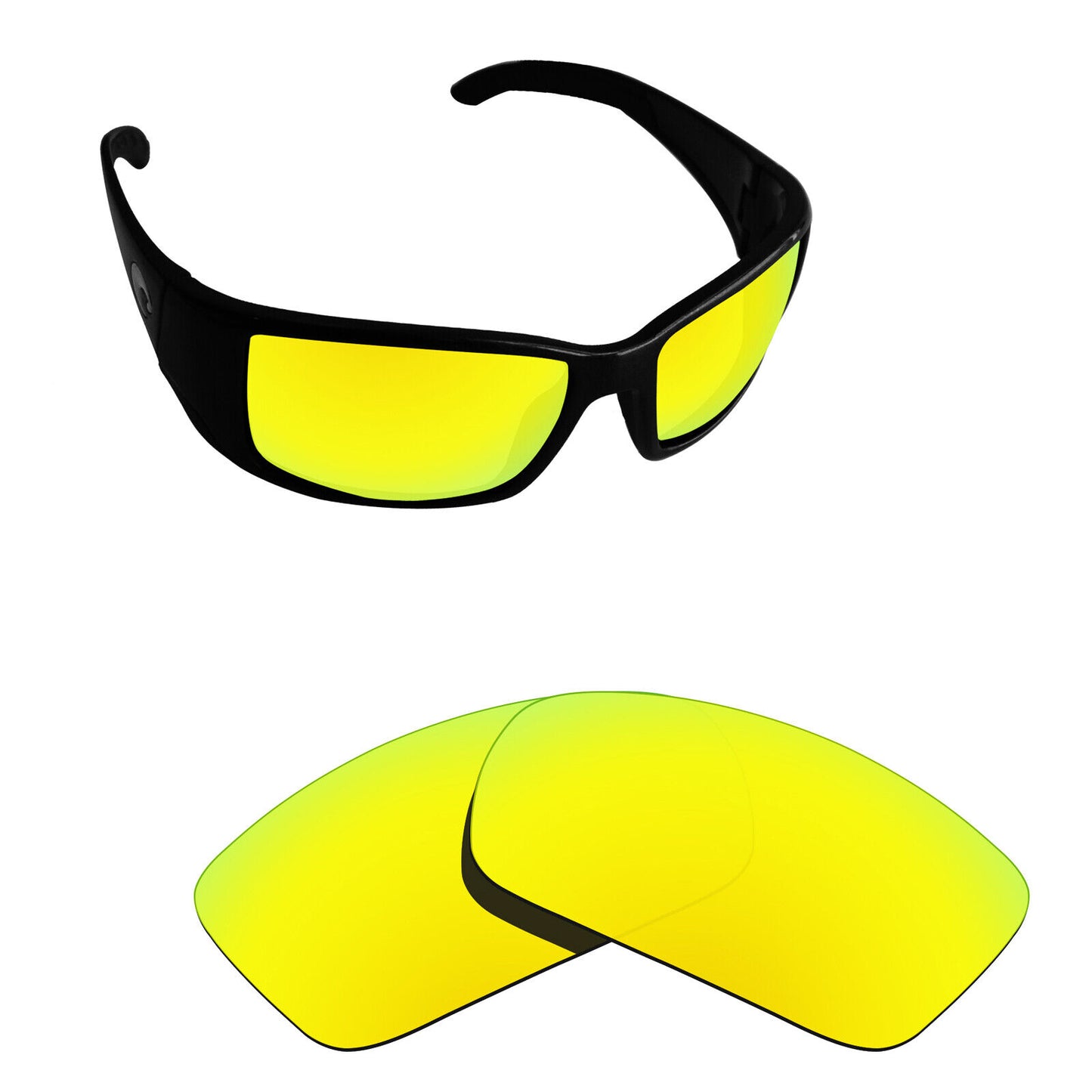 Hawkry Polarized Replacement Lenses for-Costa Blackfin Sunglass - Options