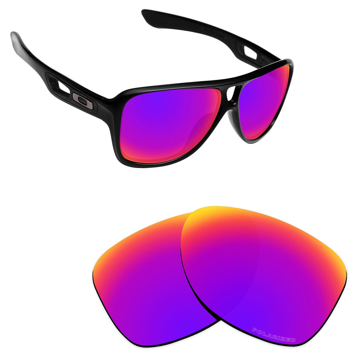 Hawkry Polarized Replacement Lenses for-Oakley Dispatch 2 Sunglass - Options
