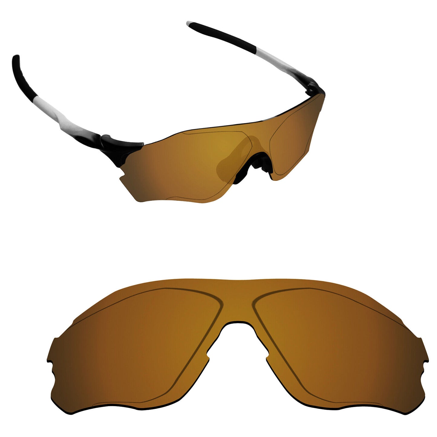 Hawkry Polarized Replacement Lenses for-Oakley EVZero Path OO9313- Options