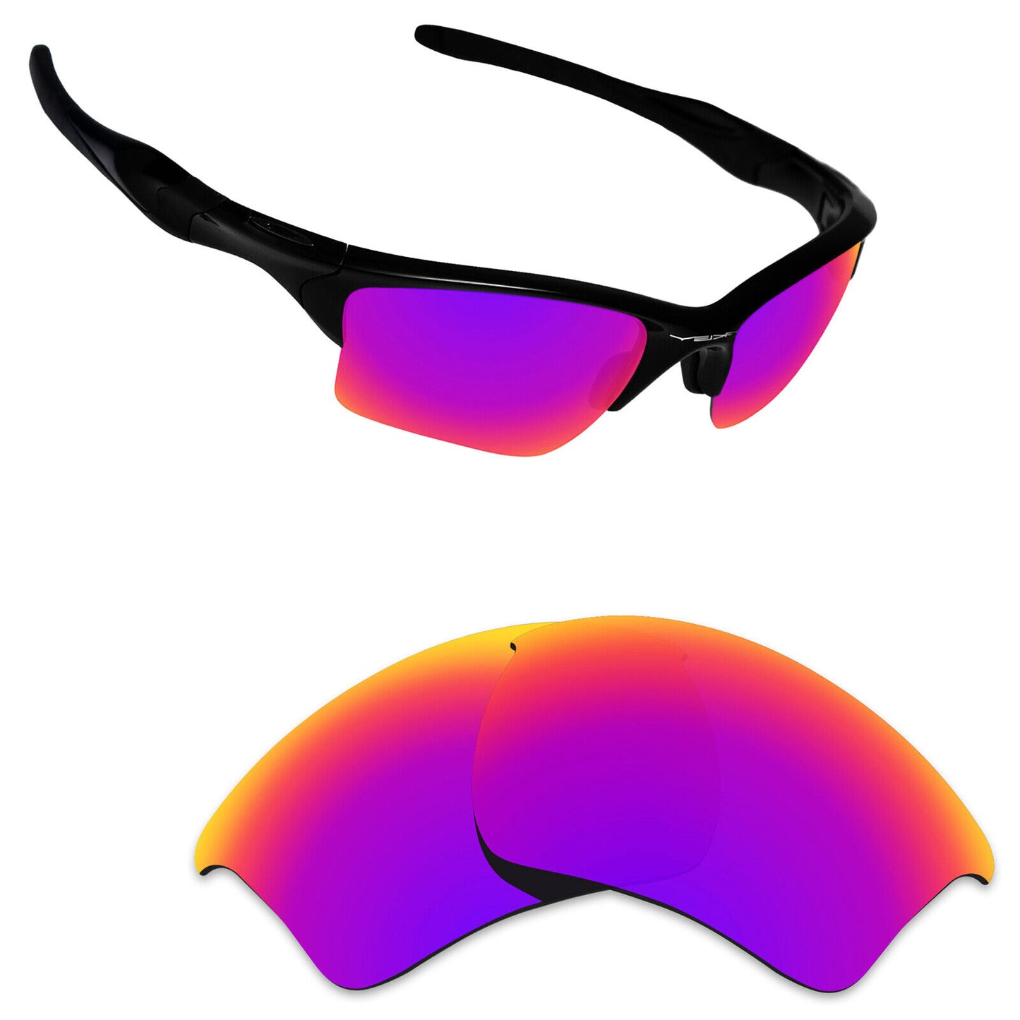 Hawkry Polarized Replacement Lens for-Oakley Half Jacket 2.0 XL OO9154 - Options