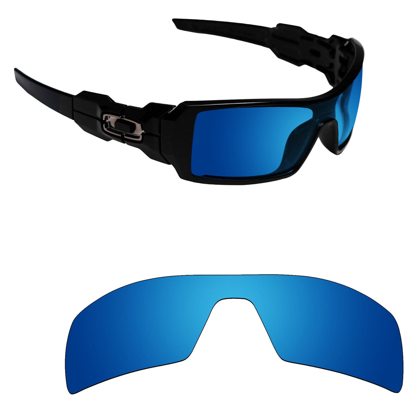 Hawkry Polarized Replacement Lenses for-Oakley Oil Rig Sunglass - Options