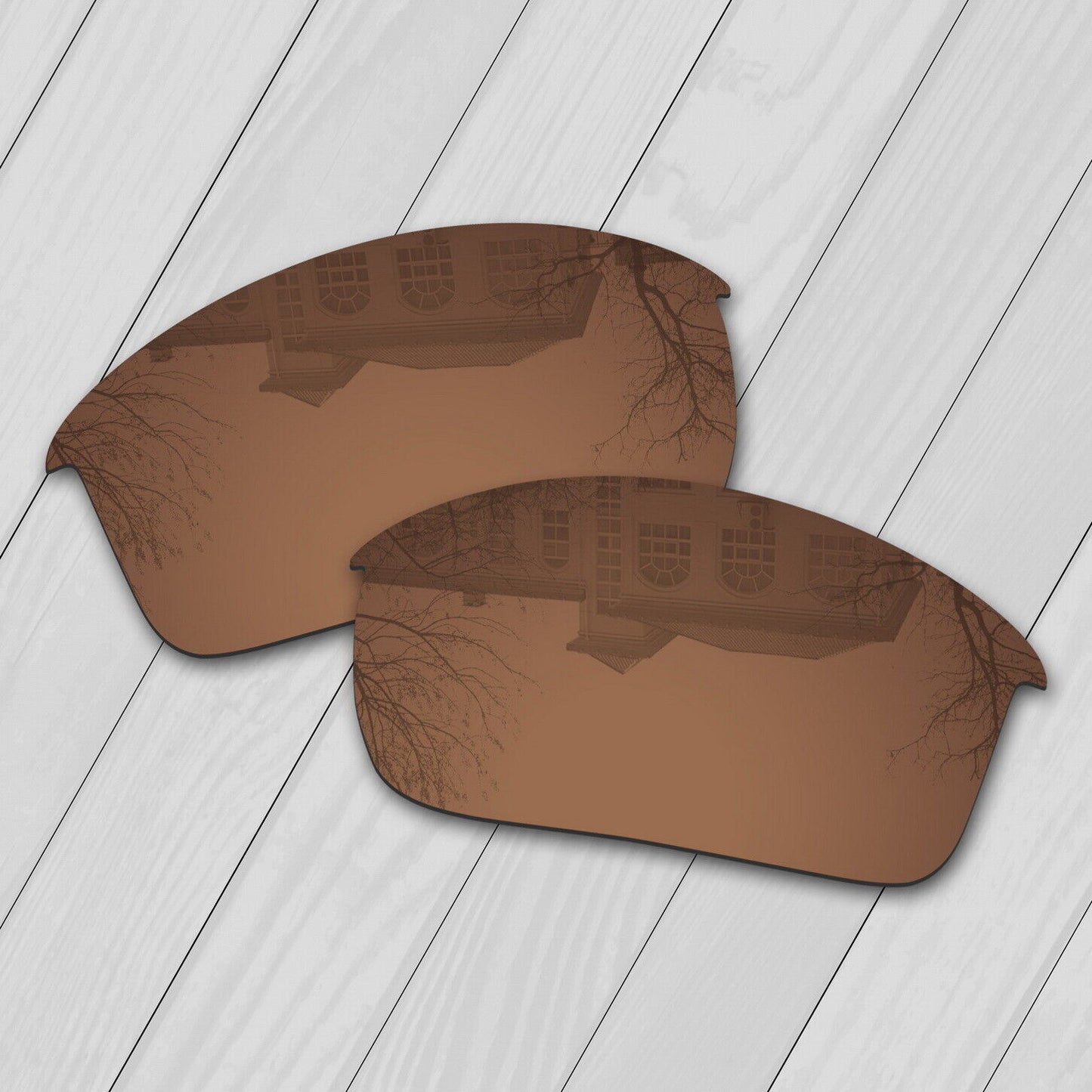POLARIZED Replacement Lenses For-Oakley Flak Jacket Sunglass Anti-Scratch