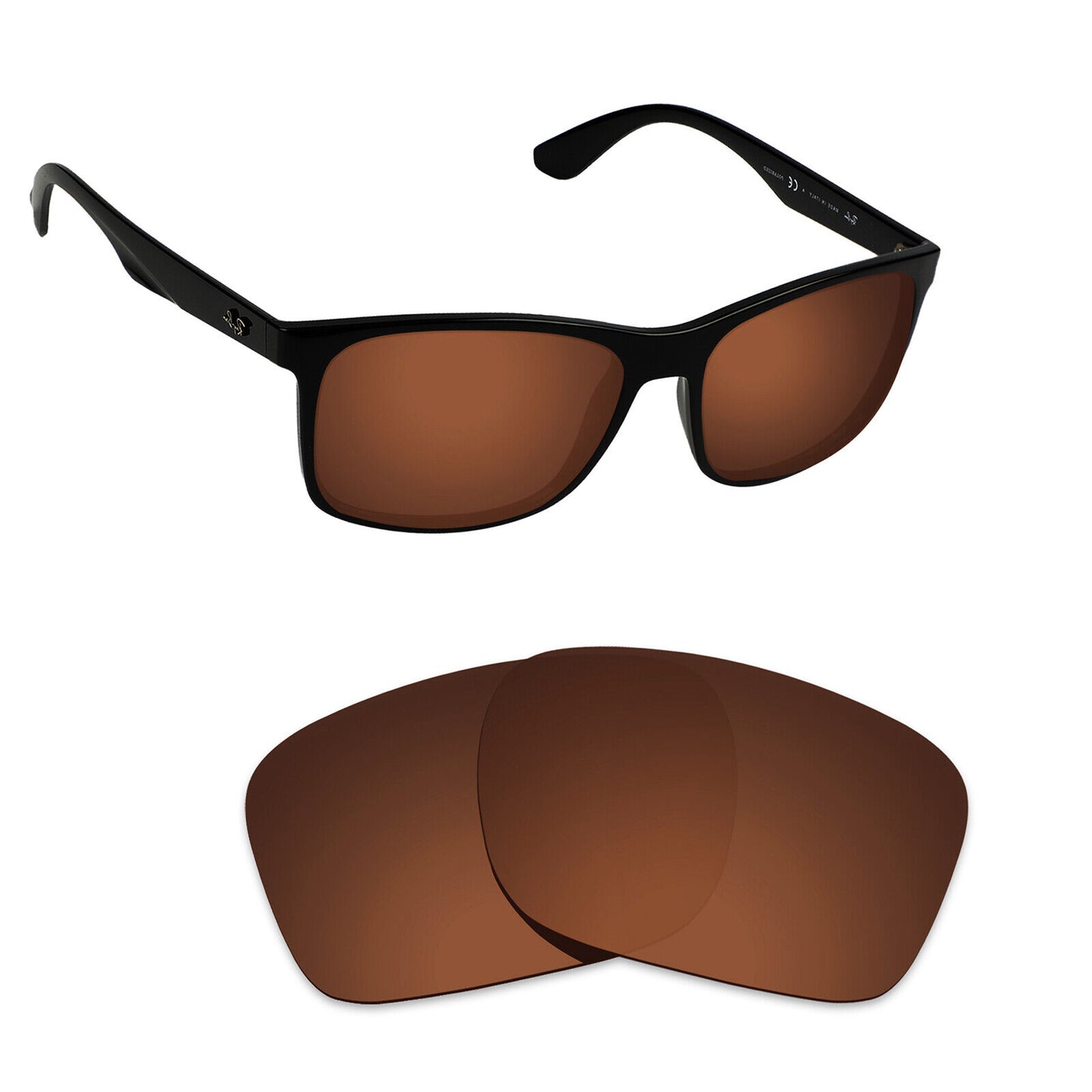 Hawkry Polarized Replacement Lenses for - RayBan-RB4232-57 Sunglass - Multiple