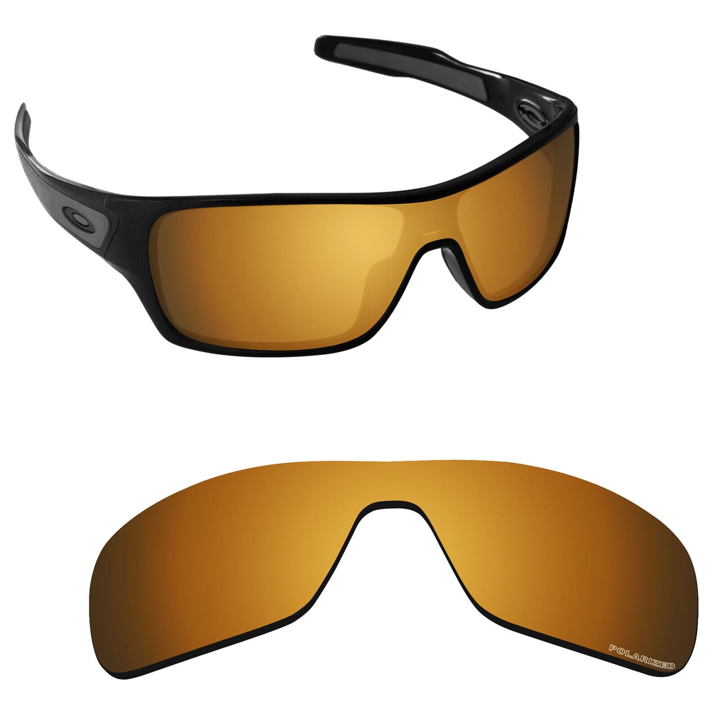 Hawkry Polarized Replacement Lenses for-Oakley Turbine Rotor OO9307 - Options