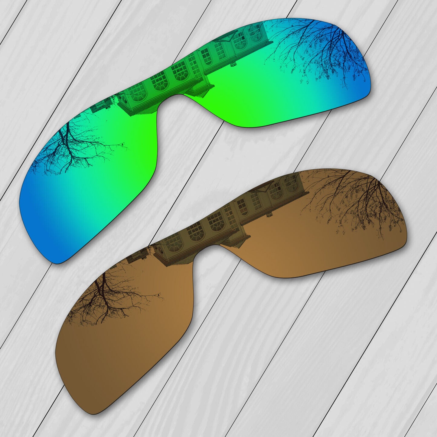 POLARIZED Replacement Lenses For-Oakley Oil Rig Sunglasses Anti-Scratch