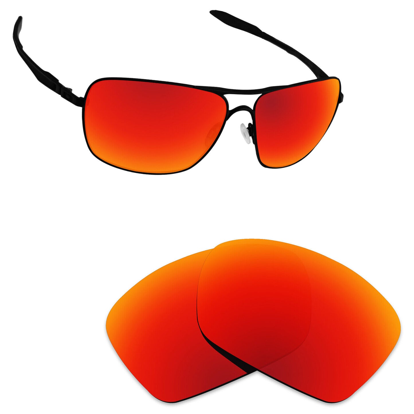Hawkry Polarized Replacement Lens for-Oakley Plaintiff Squared OO4063 - Multiple