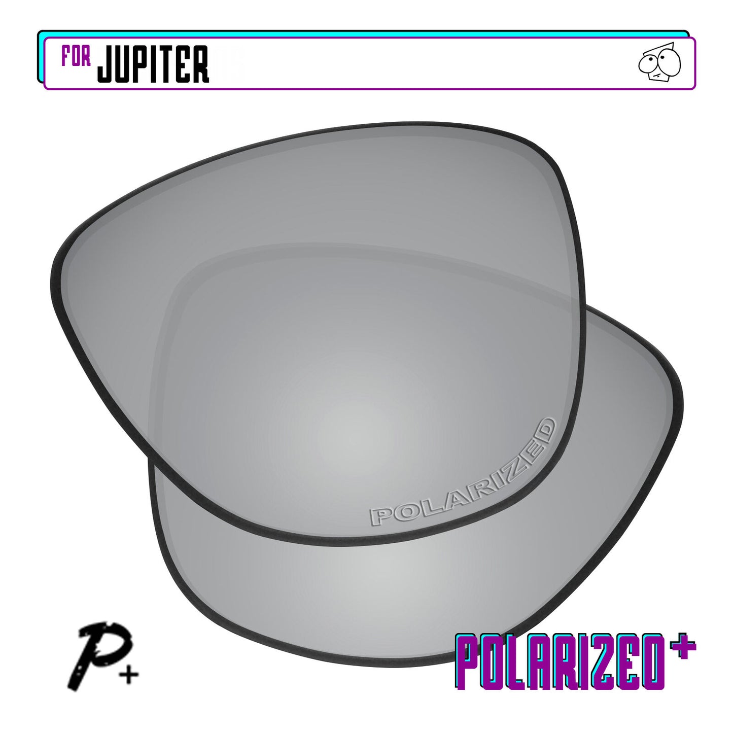 POLARIZED+ Replacement Lens For-Oakley Jupiter Sunglass Anti-Scratch