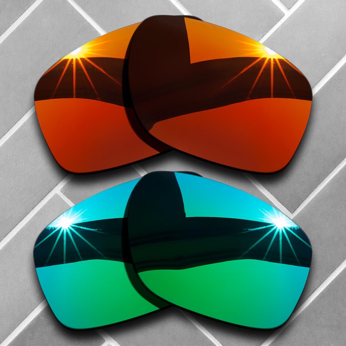 Polarized Anti-Scratch Replacement Lenses for-Oakley Sliver OO9262 Choices US