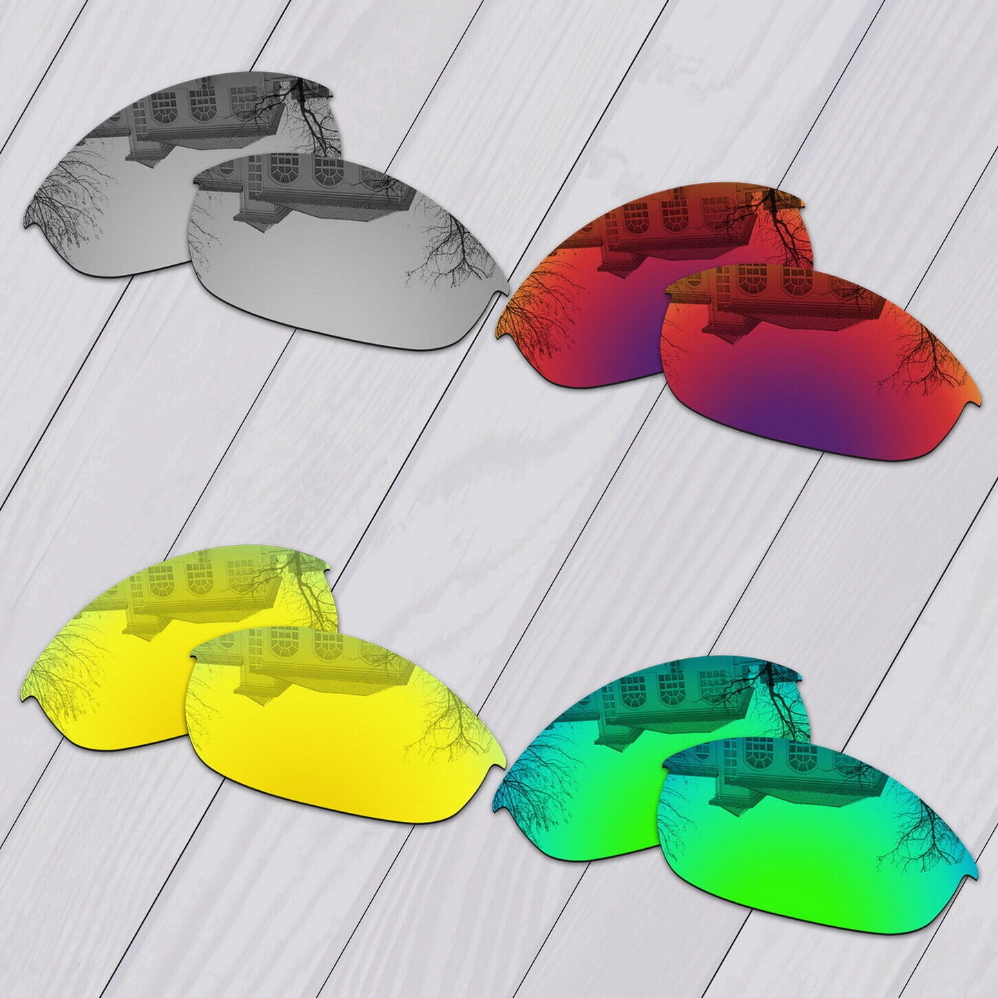 POLARIZED Replacement Lenses&Kit For-Oakley Half Jacket Sunglasses Anti-Scratch