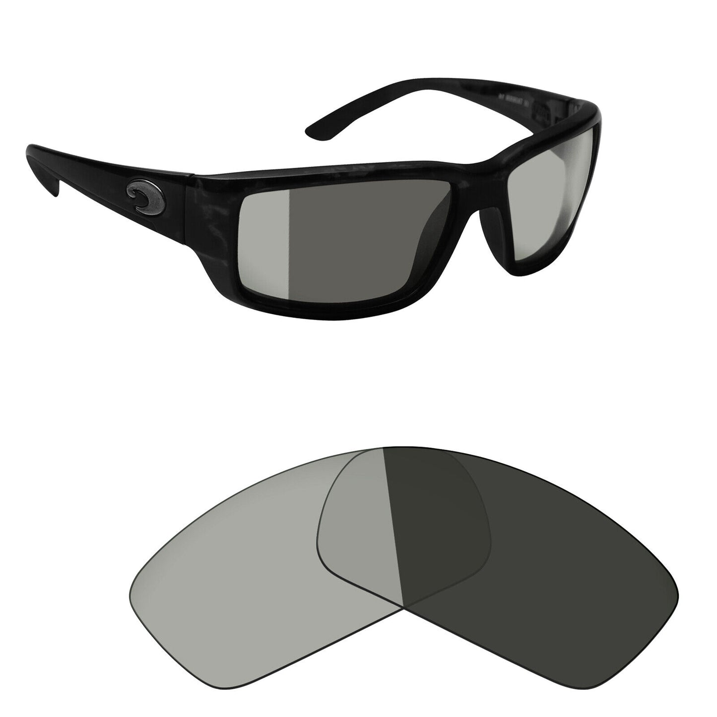 Hawkry Polarized Replacement Lenses for-Costa Fantail Sunglass - Multiple