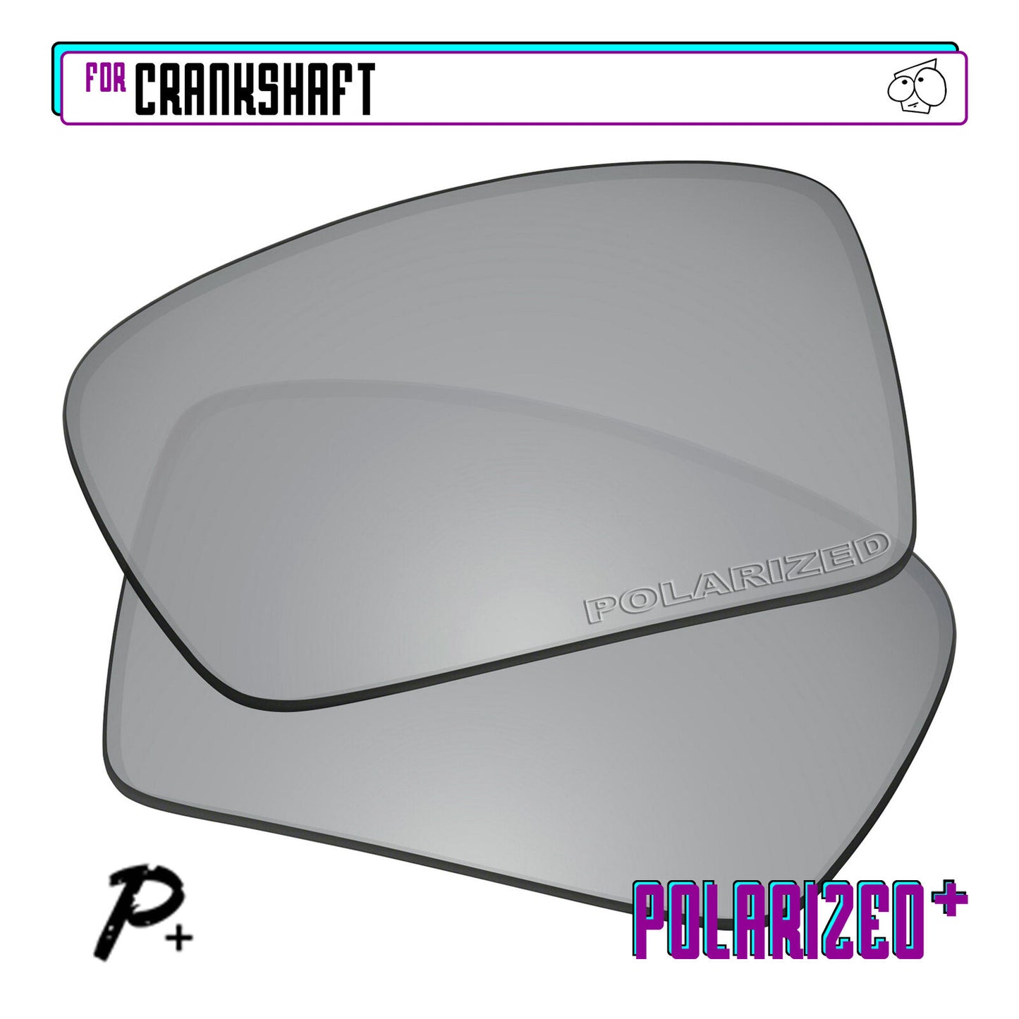 POLARIZED+ Replacement Lens For-Oakley Crankshaft Sunglass Anti-Scratch