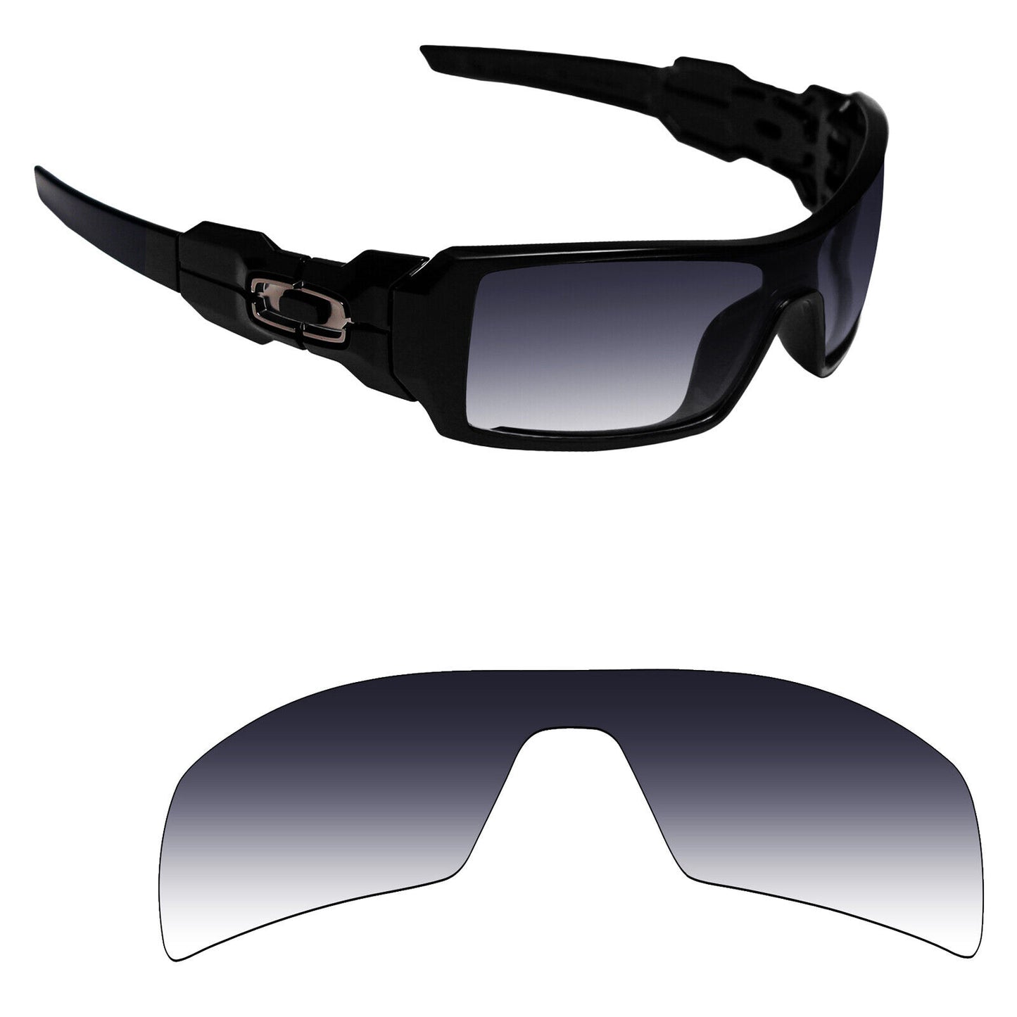 Hawkry Polarized Replacement Lenses for-Oakley Oil Rig Sunglass - Options