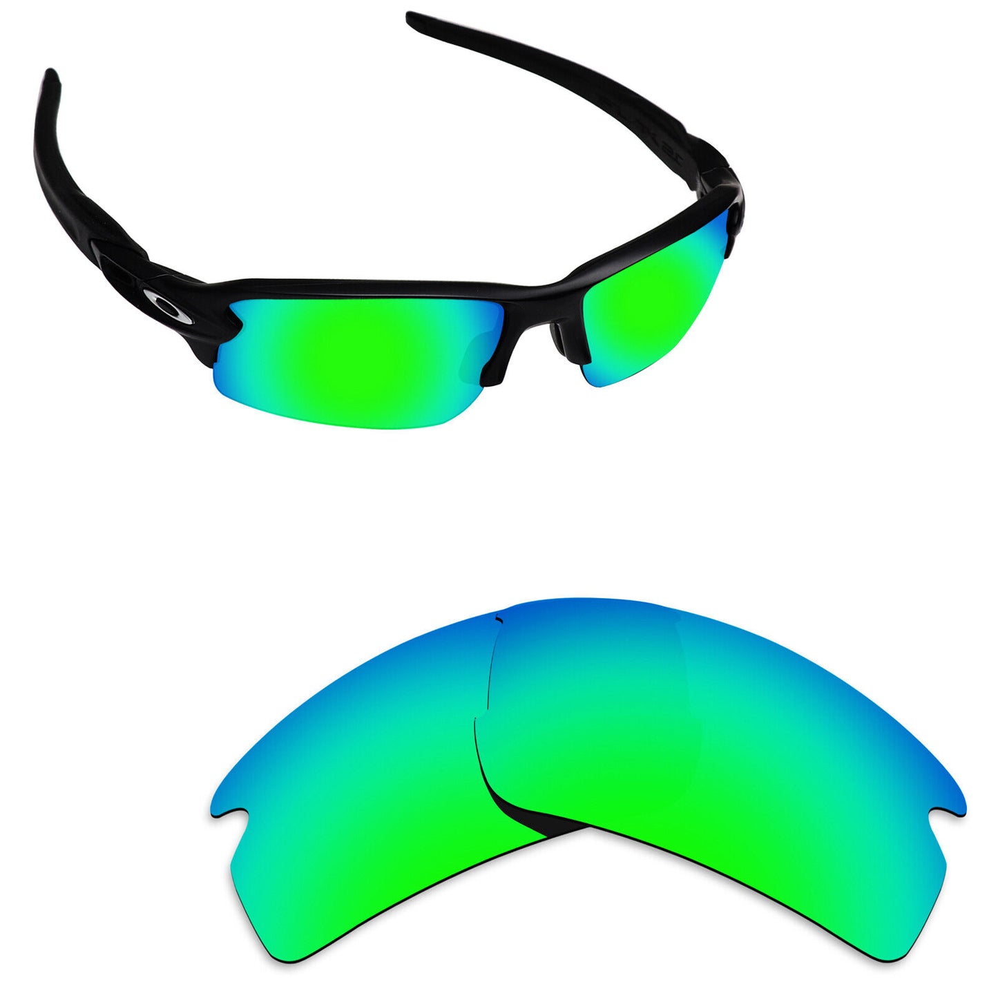 Hawkry Polarized Replacement Lens for-Oakley Flak 2.0 OO9295 Sunglass - Multiple