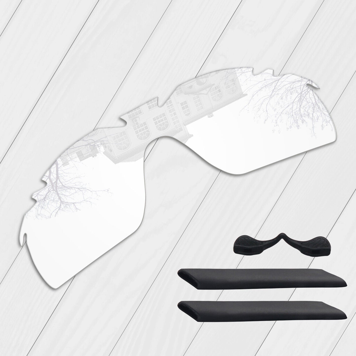 POLARIZED Replacement Lens&Kit For-Oakley Radarlock XL Vented OO9196 Options