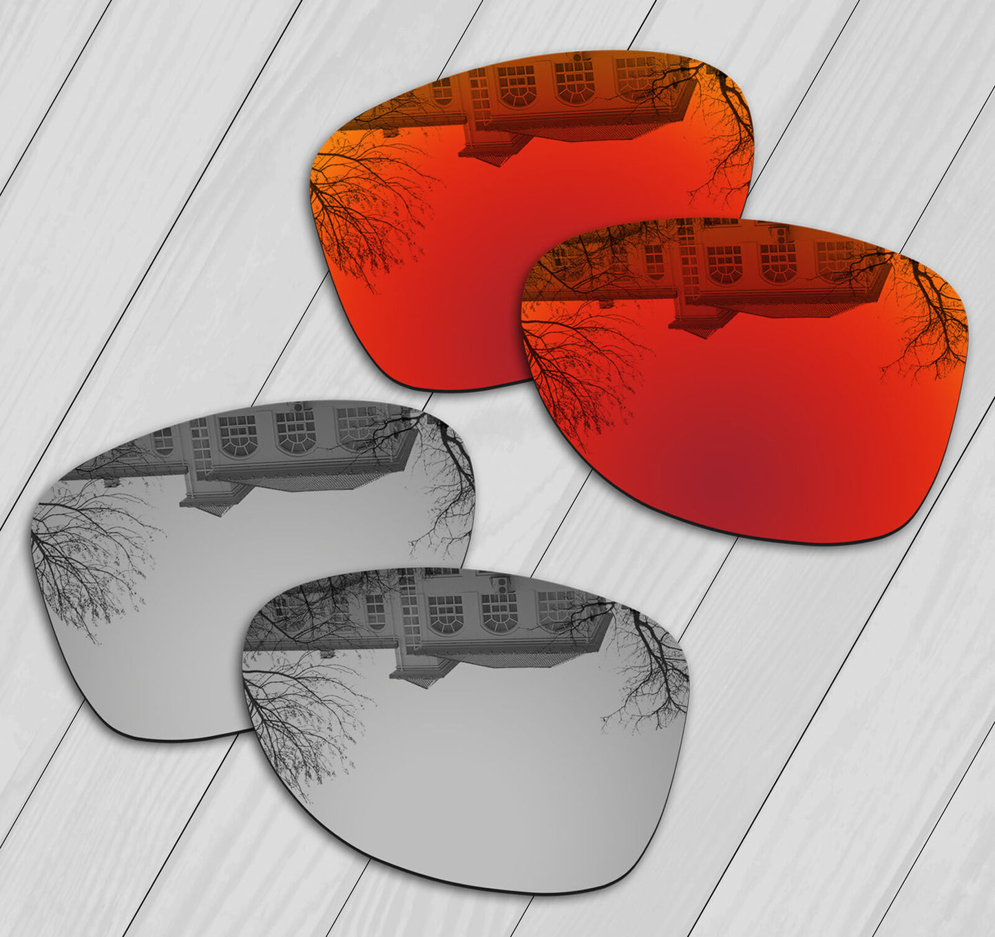 POLARIZED Replacement Lenses For-Oakley Crosshair 2012 Sunglasses Anti-Scratch