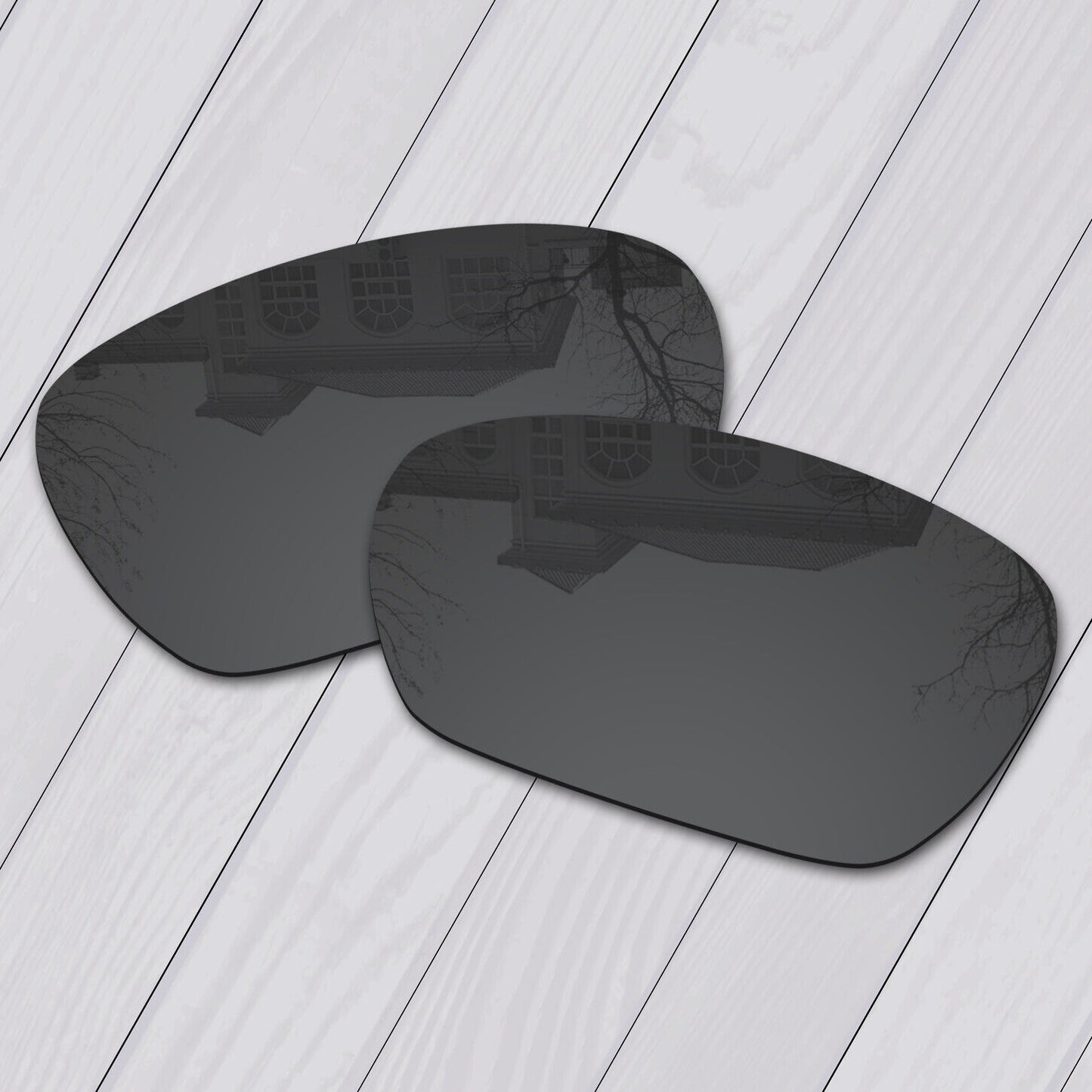 POLARIZED Replacement Lenses & Nose Pad For-Oakley Inmate Sunglass Anti-Scratch