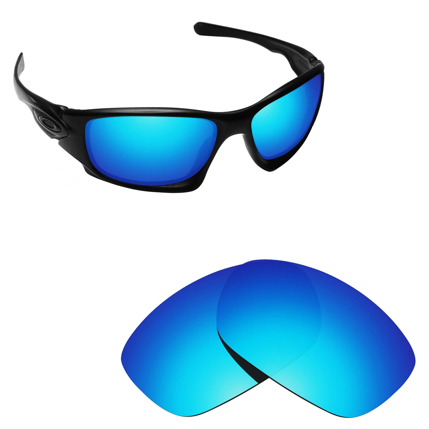 Hawkry Polarized Replacement Lenses for-Oakley Ten OO9128 Sunglass - Options