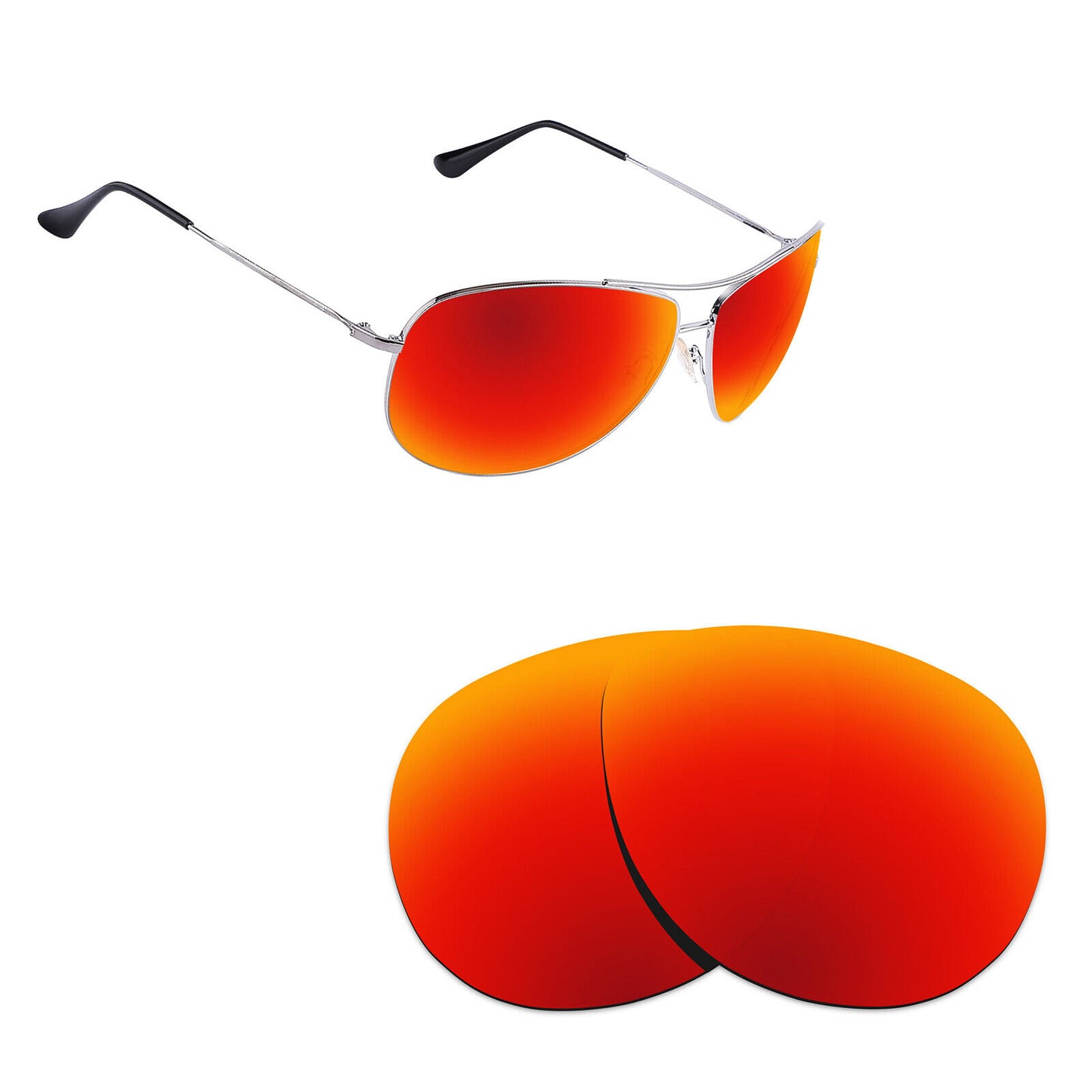 Hawkry Polarized Replacement Lenses for - RayBan-RB3293-67 Sunglass - Multiple
