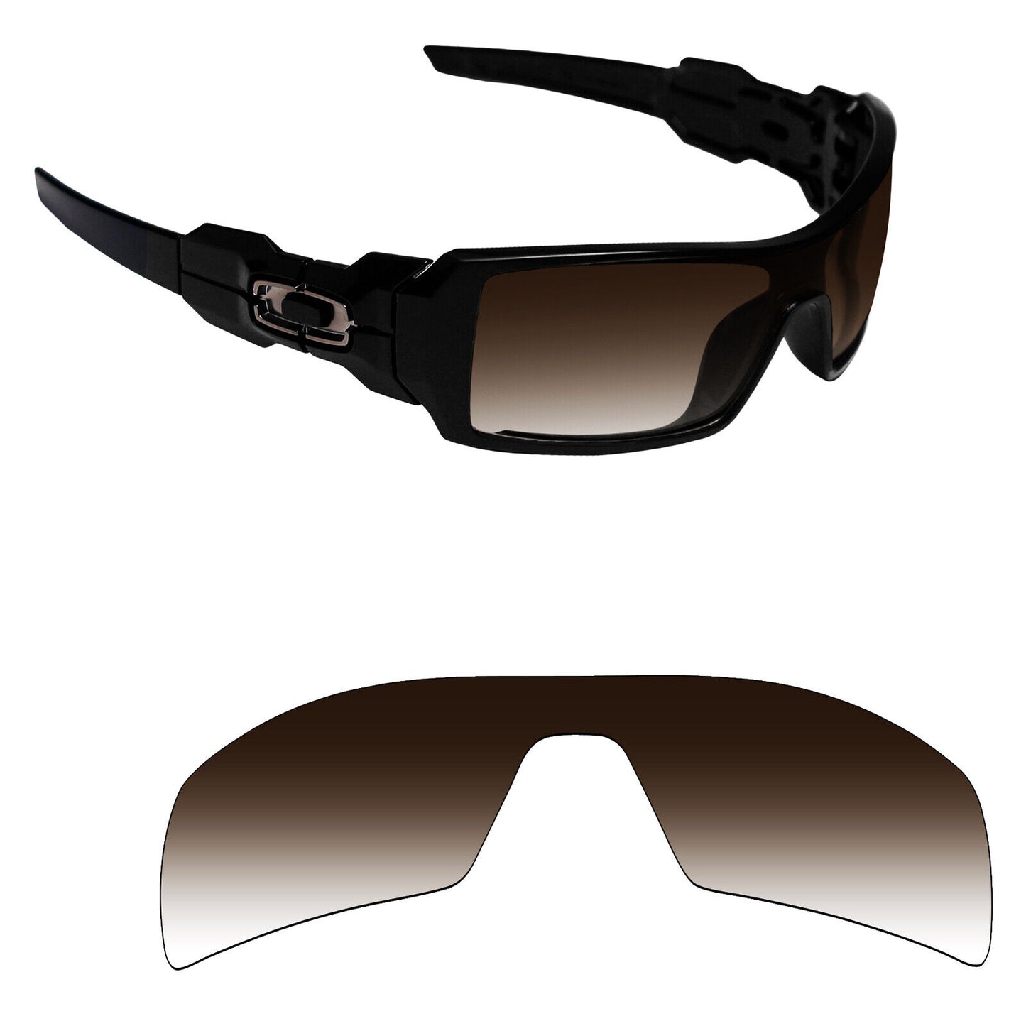 Hawkry Polarized Replacement Lenses for-Oakley Oil Rig Sunglass - Multiple