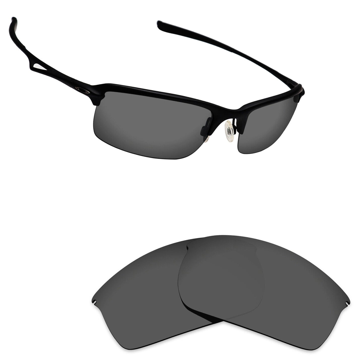 Hawkry Polarized Replacement Lenses for-Oakley Wiretap Sunglass - Multiple