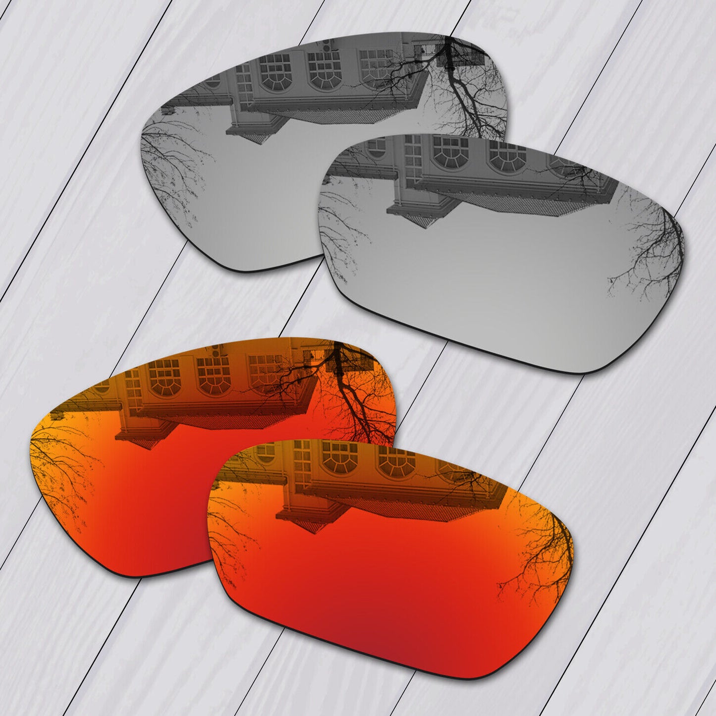 POLARIZED Replacement Lot Lenses For-Oakley Spike Sunglasses Anti-Scratch