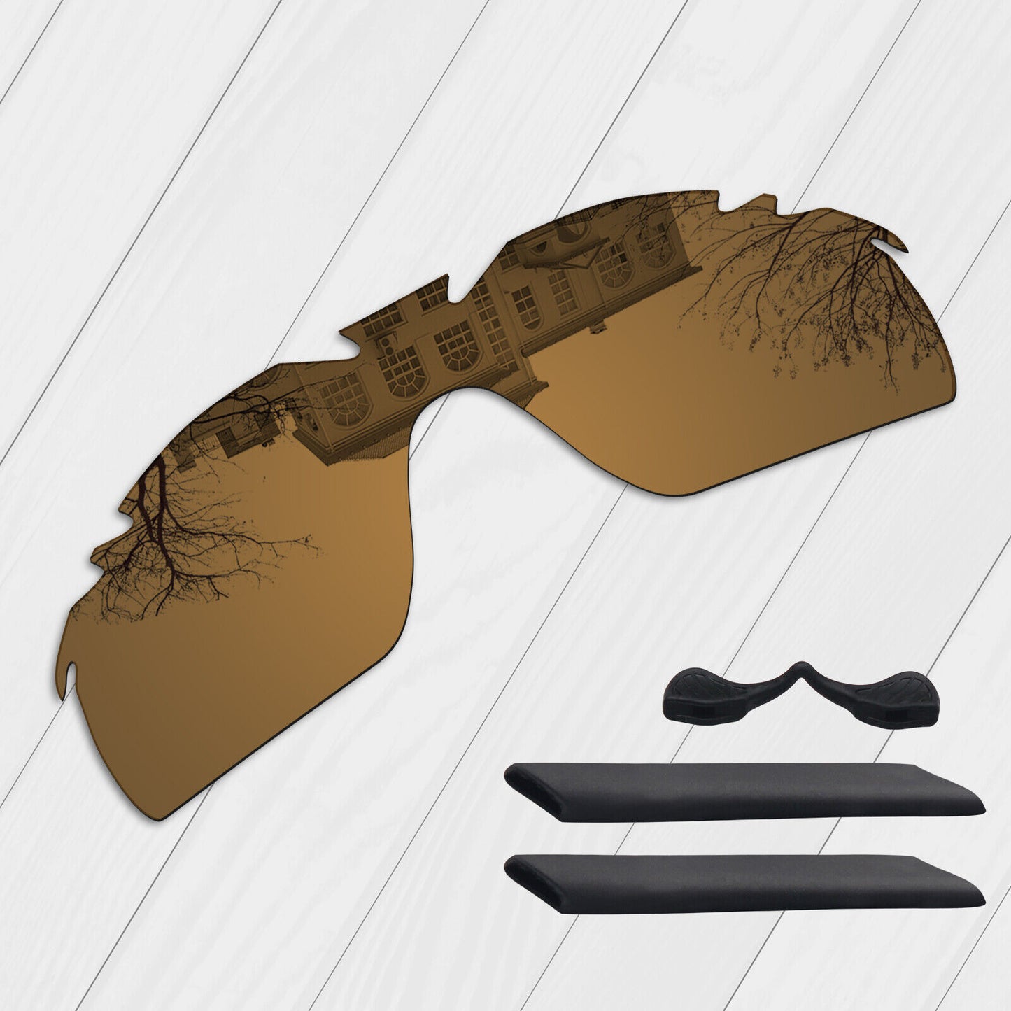 POLARIZED Replacement Lens&Kit For-Oakley Radarlock XL Vented OO9196 Options