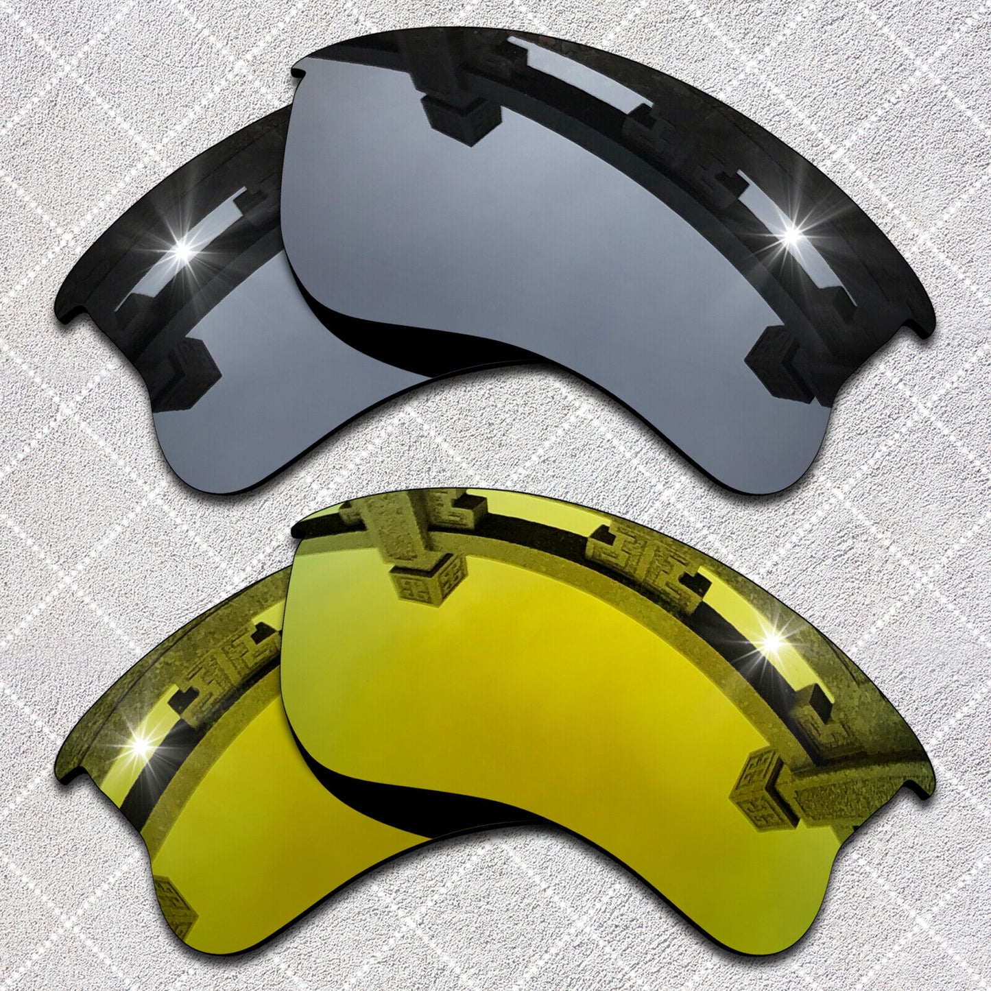 HeyRay Replacement Lenses for Flak Jacket XLJ Sunglasses Polarized - Options