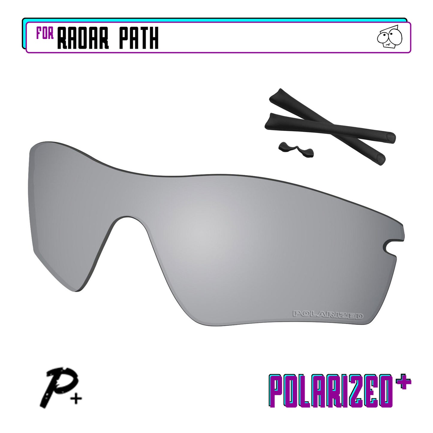 POLARIZED Replacement Lenses & Kit For-Oakley Radar Path Asian Fit Sunglasses